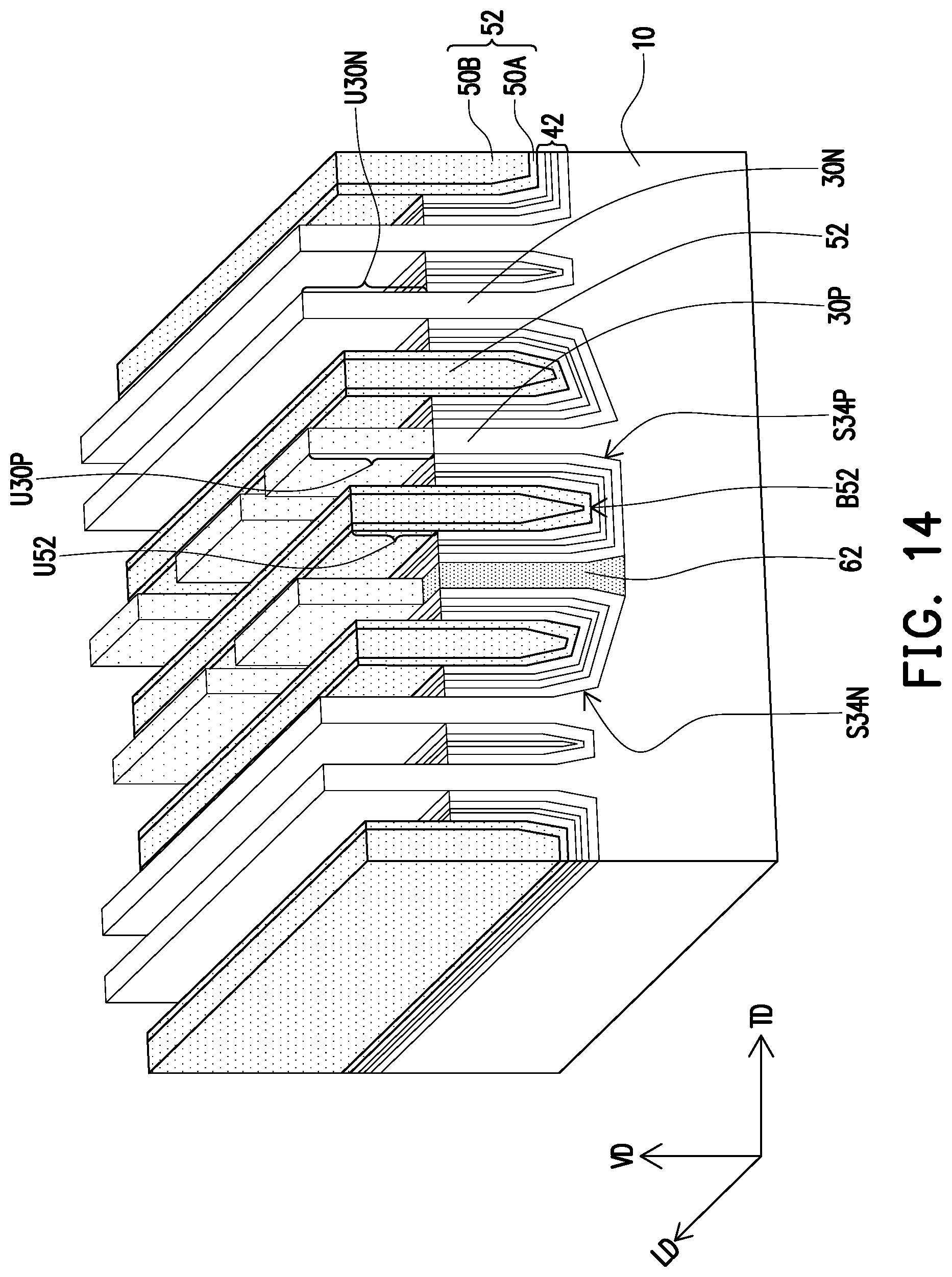 Patent US12581685 Figure 14 – Semiconductor device and method of fabricating a semiconductor device