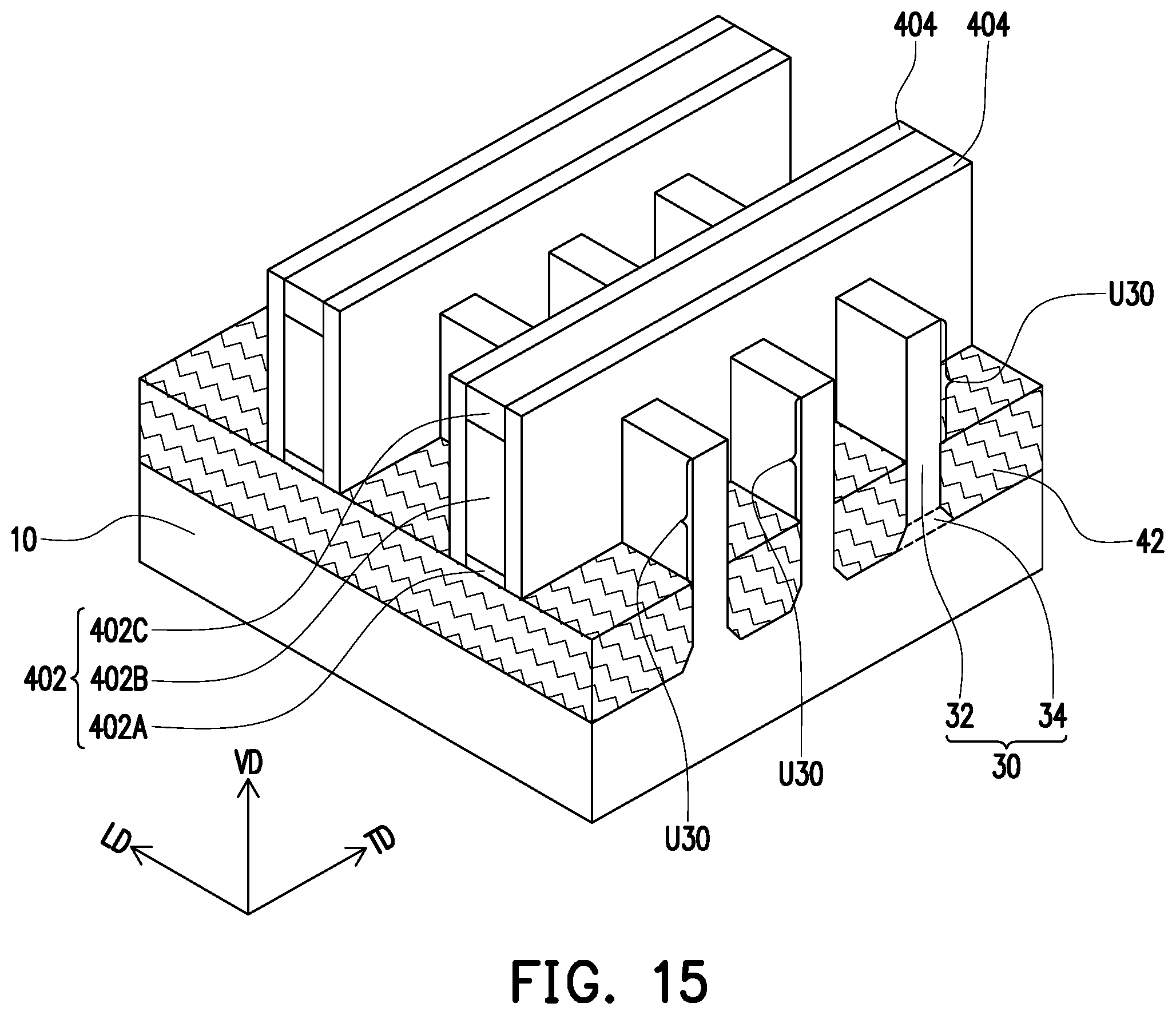 Patent US12581685 Figure 15 – Semiconductor device and method of fabricating a semiconductor device
