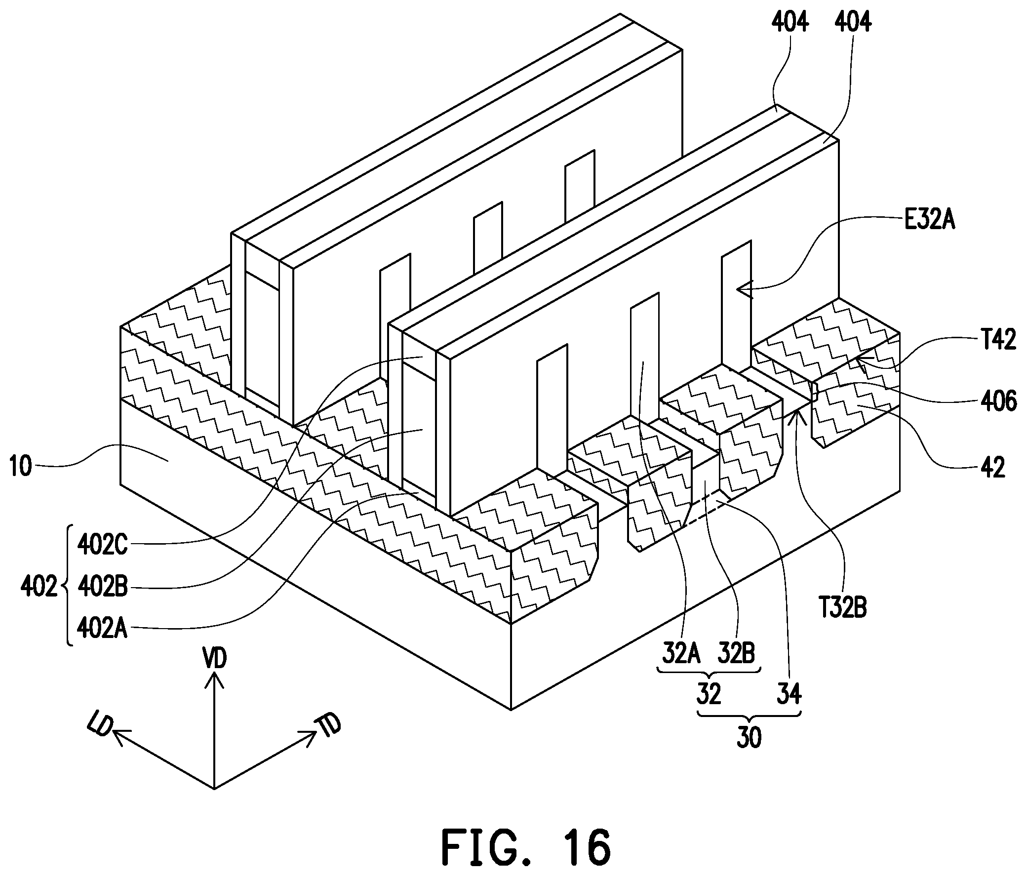 Patent US12581685 Figure 16 – Semiconductor device and method of fabricating a semiconductor device