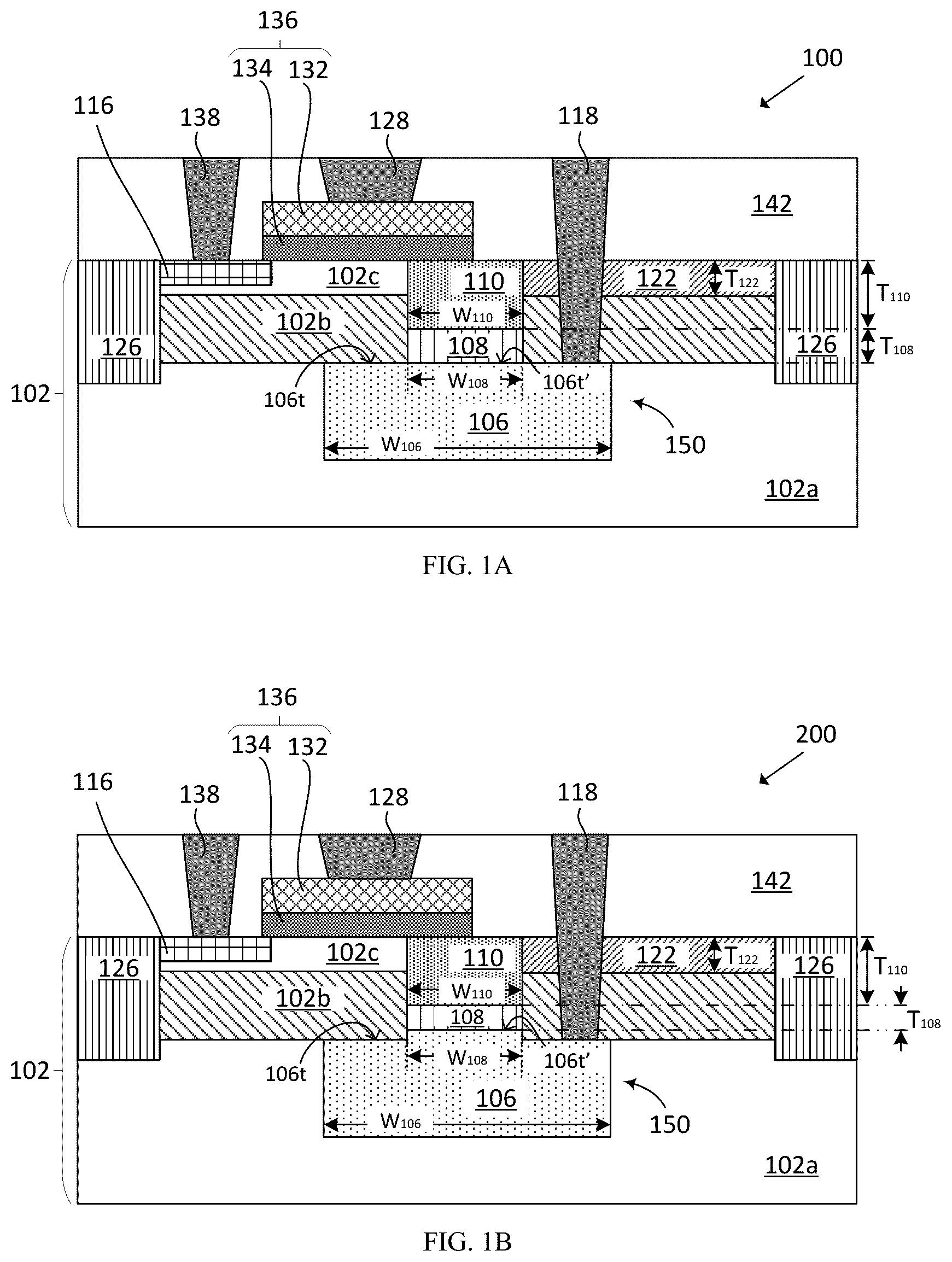 Patent US12581686 — Metal oxide semiconductor devices and integration methods — Figure 1