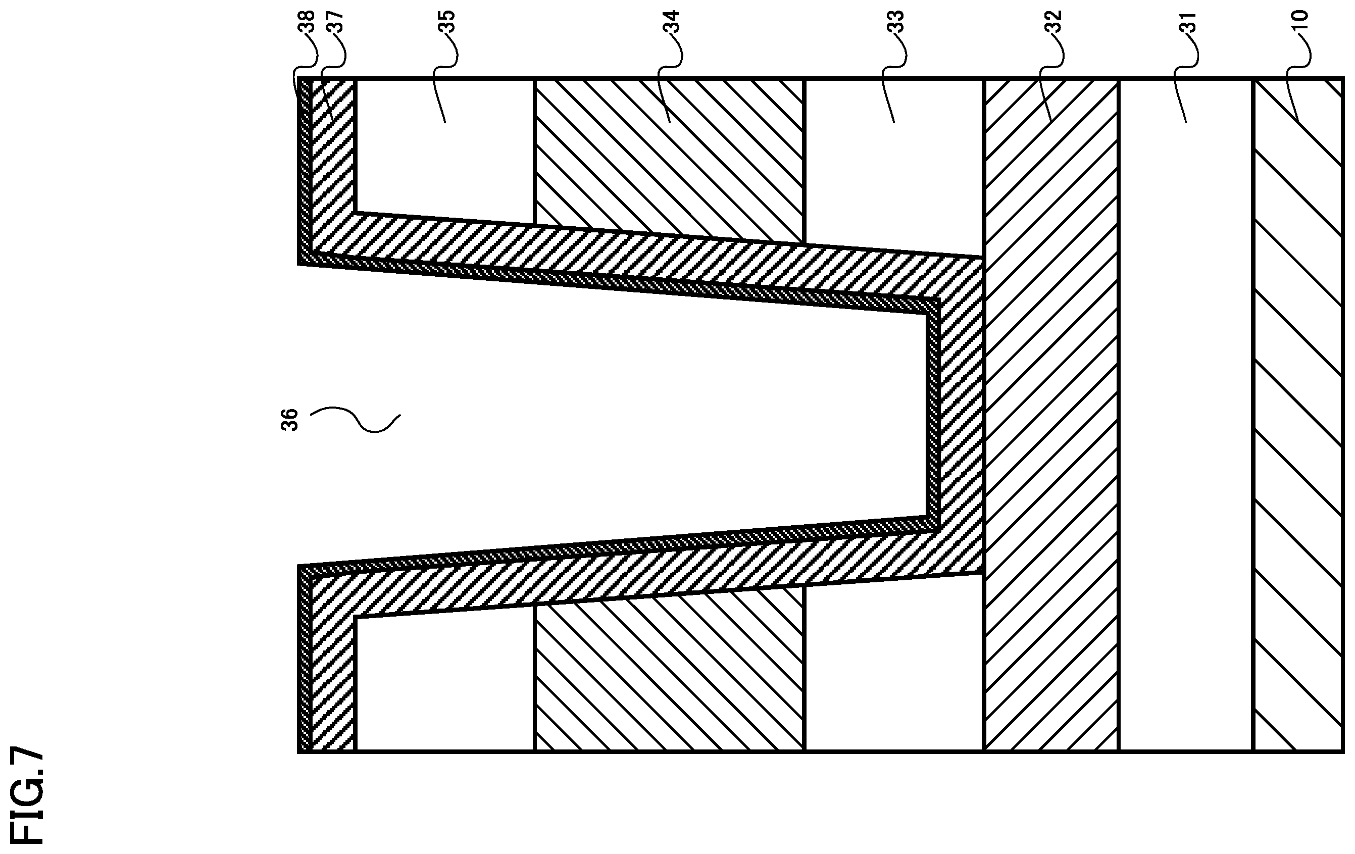 Patent US12581688 Figure 7 – Semiconductor device, semiconductor memory device, and semiconductor device manufacturing method