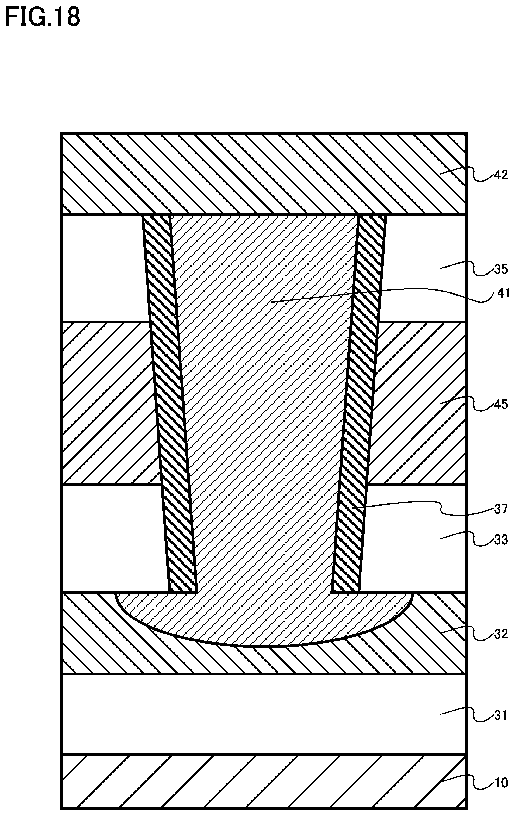 Patent US12581688 Figure 18 – Semiconductor device, semiconductor memory device, and semiconductor device manufacturing method