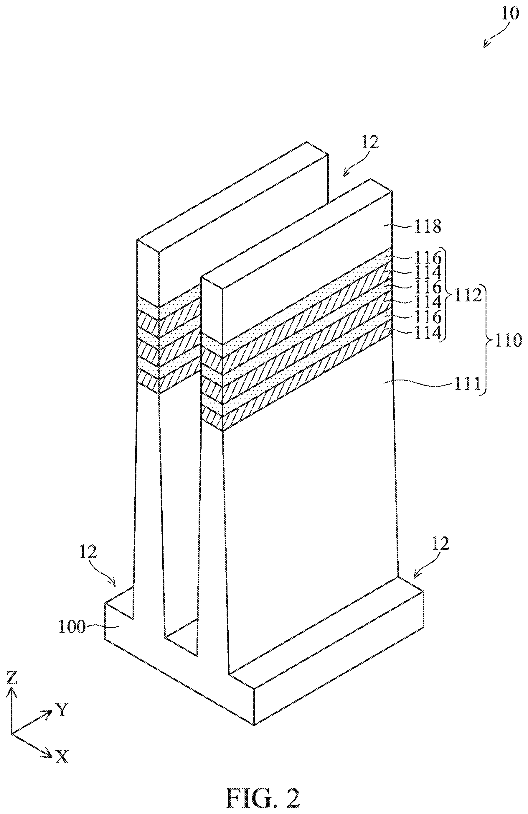 Patent US12581689 Figure 2 – Multi-gate semiconductor device and fabrication method thereof
