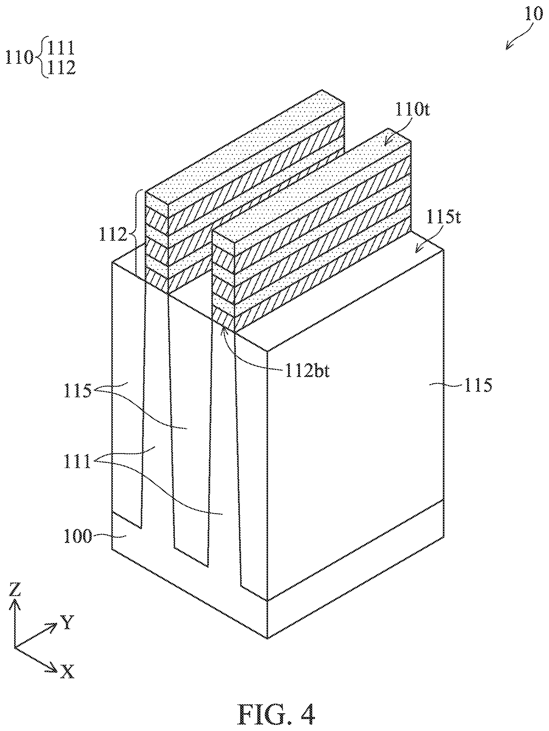 Patent US12581689 Figure 4 – Multi-gate semiconductor device and fabrication method thereof