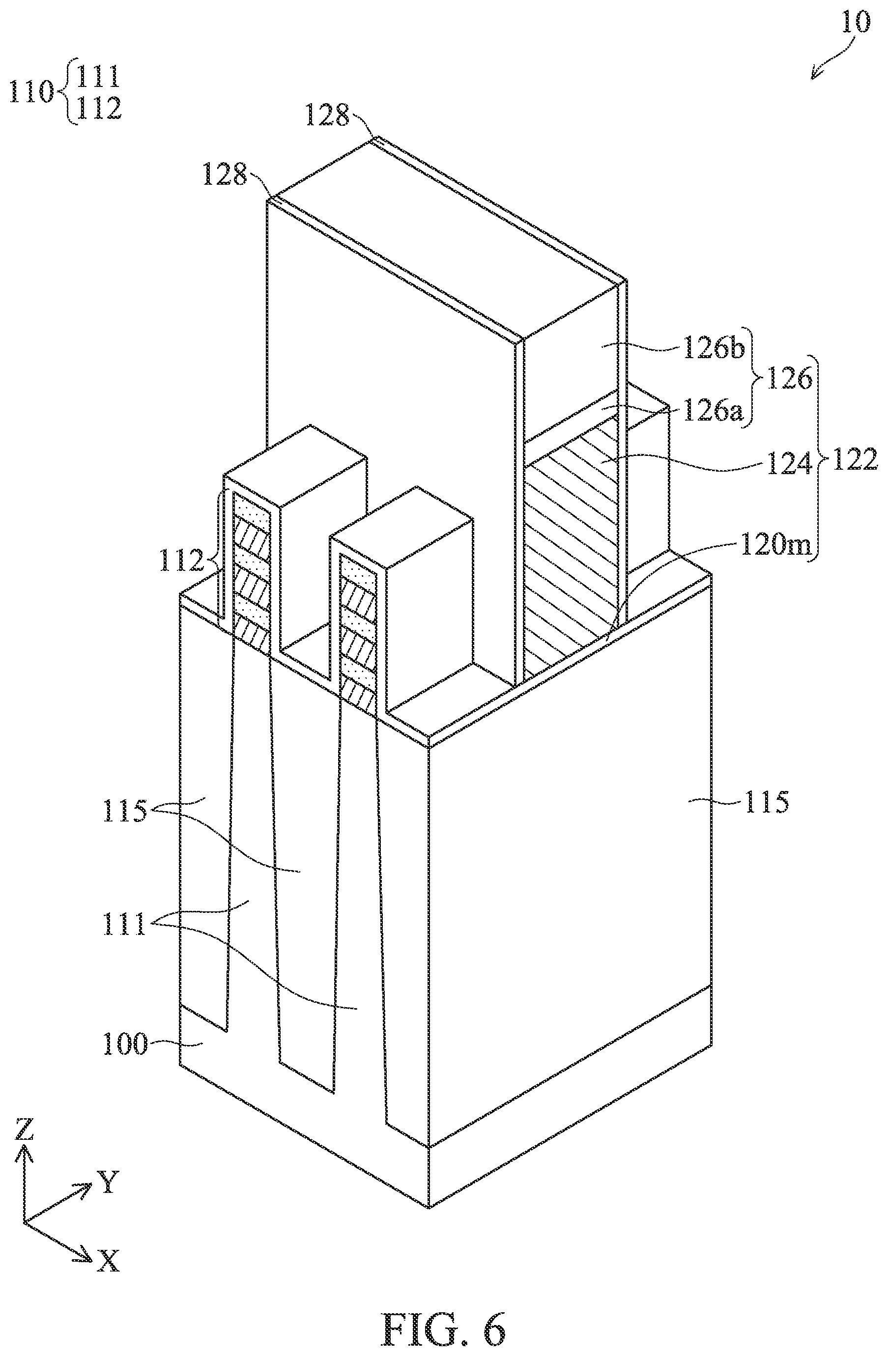 Patent US12581689 Figure 6 – Multi-gate semiconductor device and fabrication method thereof