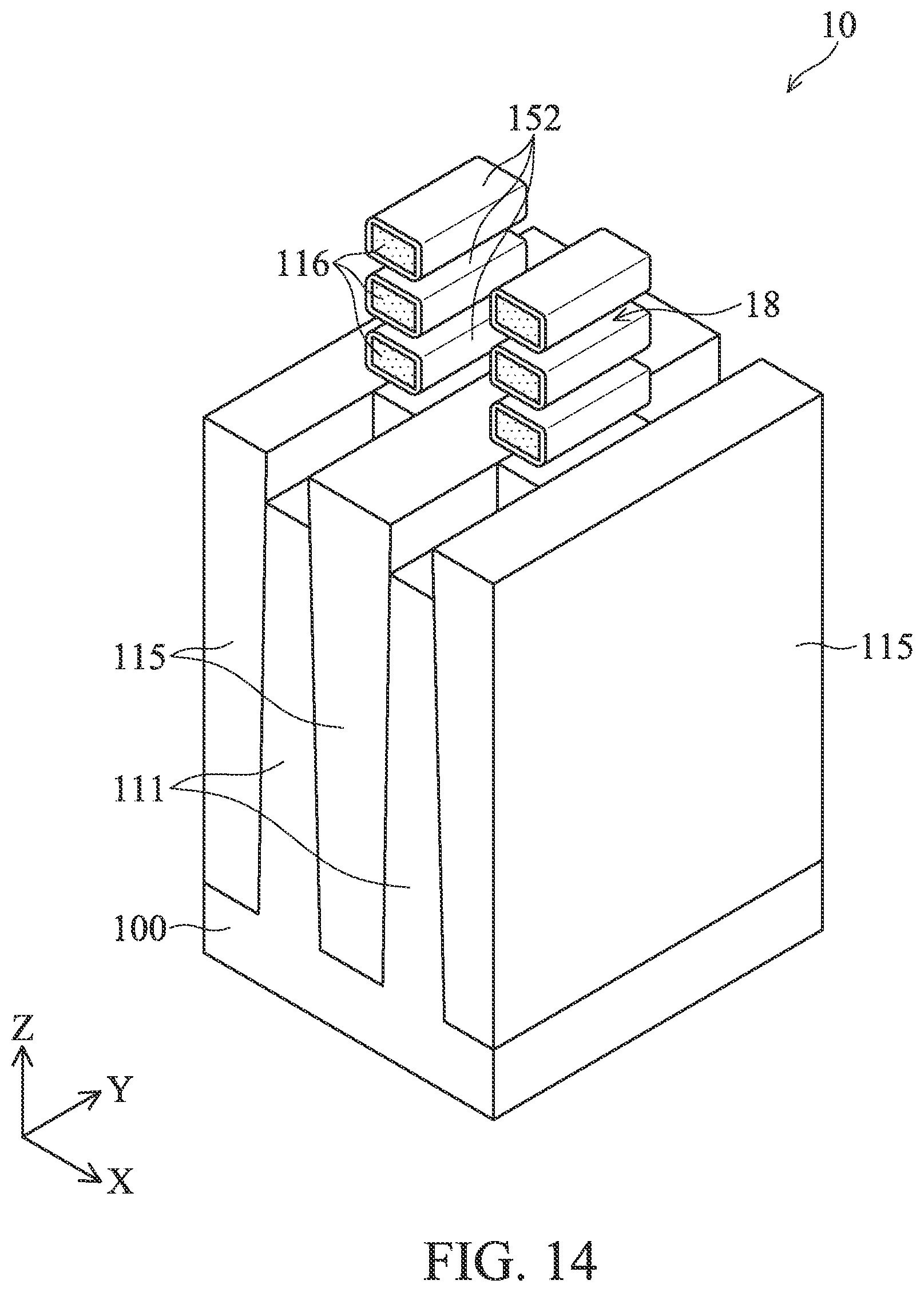 Patent US12581689 Figure 14 – Multi-gate semiconductor device and fabrication method thereof