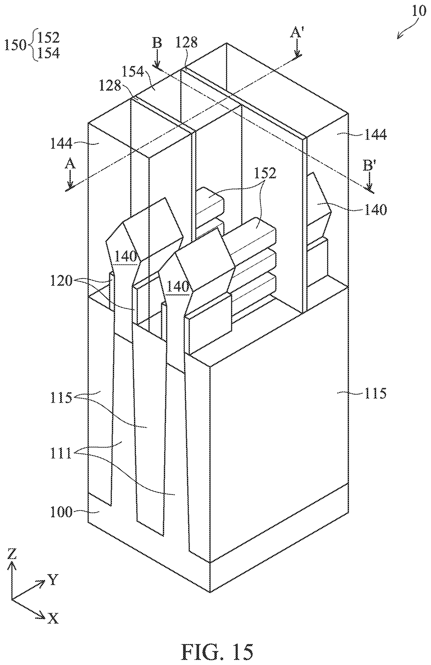 Patent US12581689 Figure 15 – Multi-gate semiconductor device and fabrication method thereof