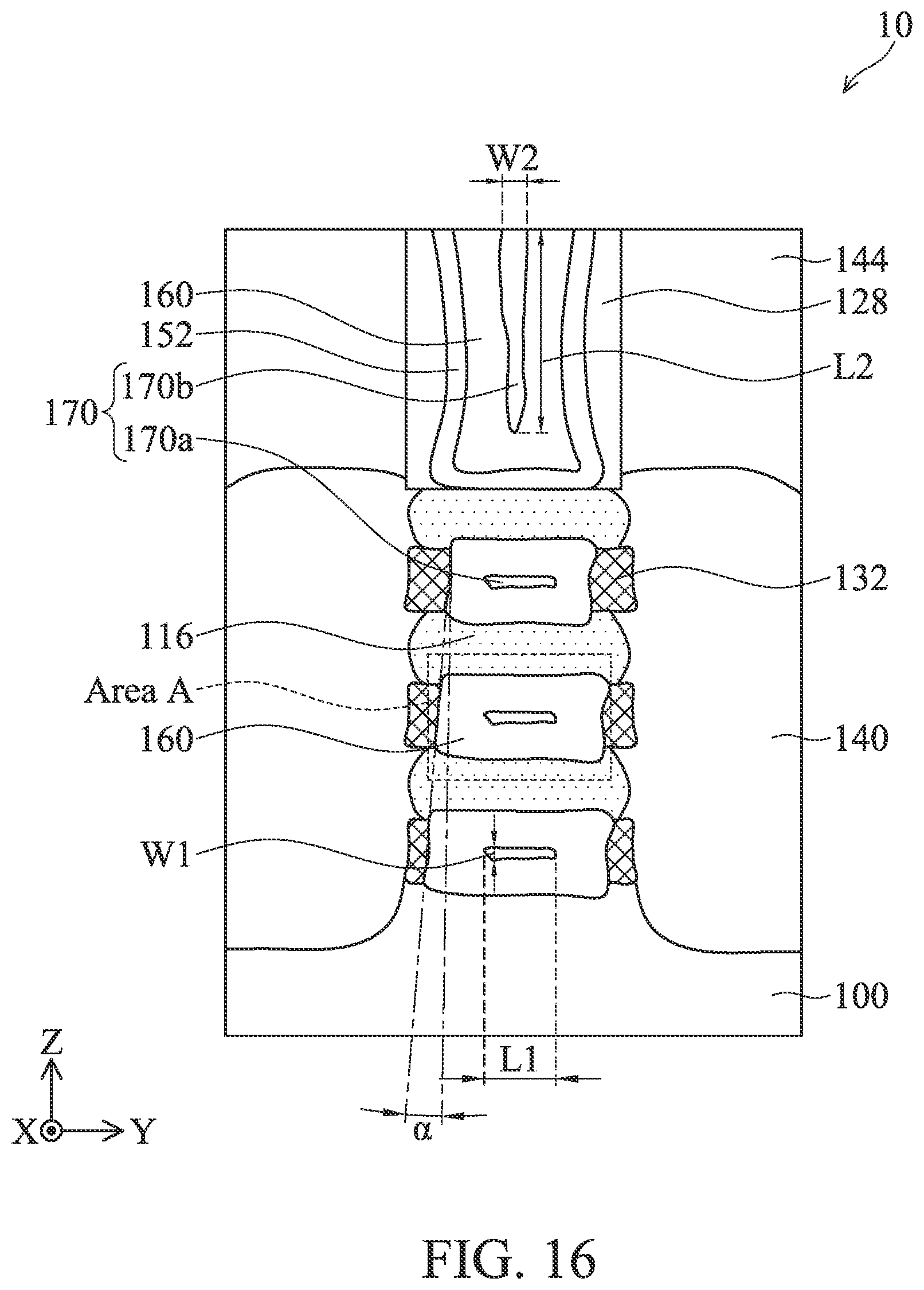 Patent US12581689 Figure 16 – Multi-gate semiconductor device and fabrication method thereof