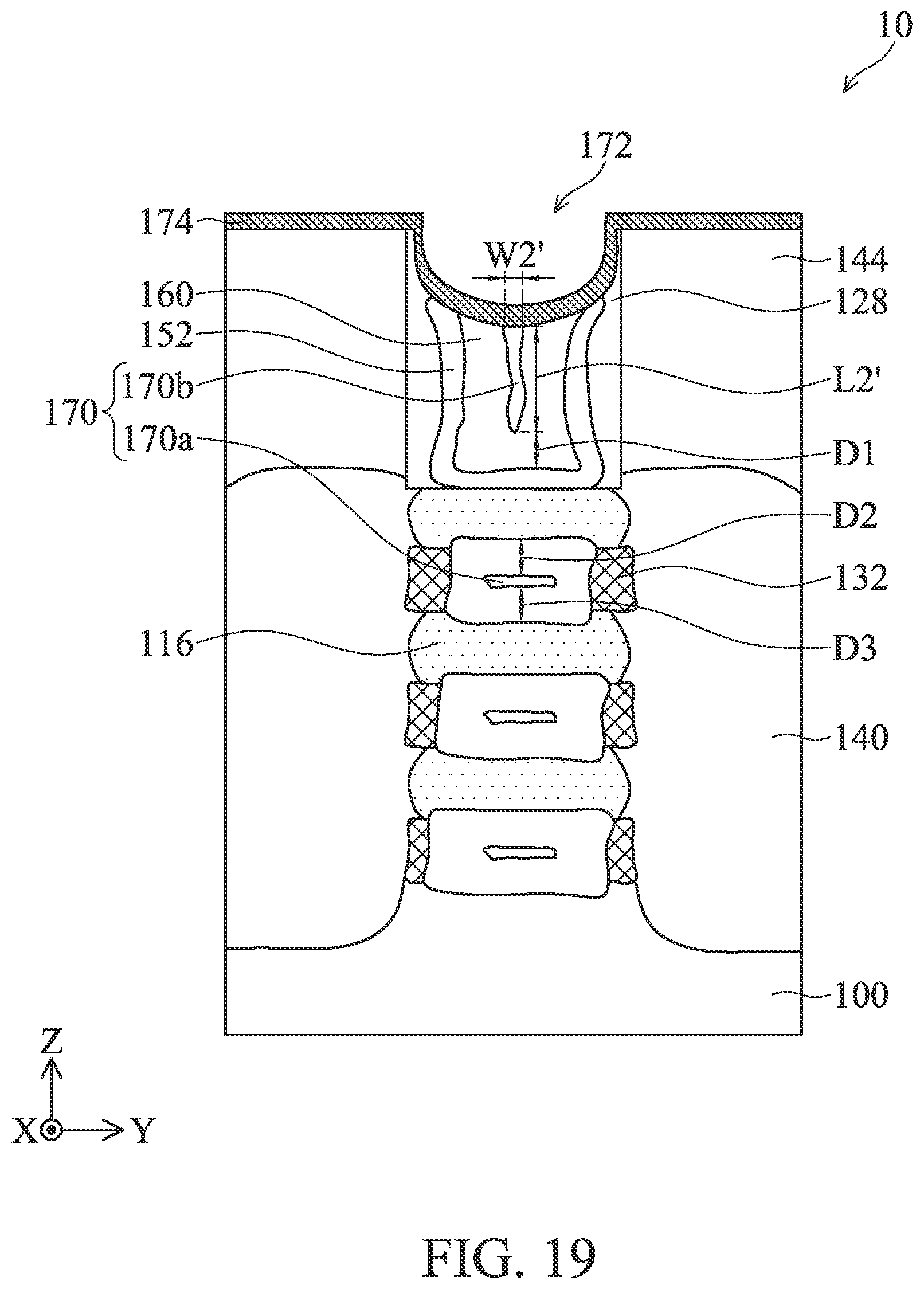 Patent US12581689 Figure 19 – Multi-gate semiconductor device and fabrication method thereof
