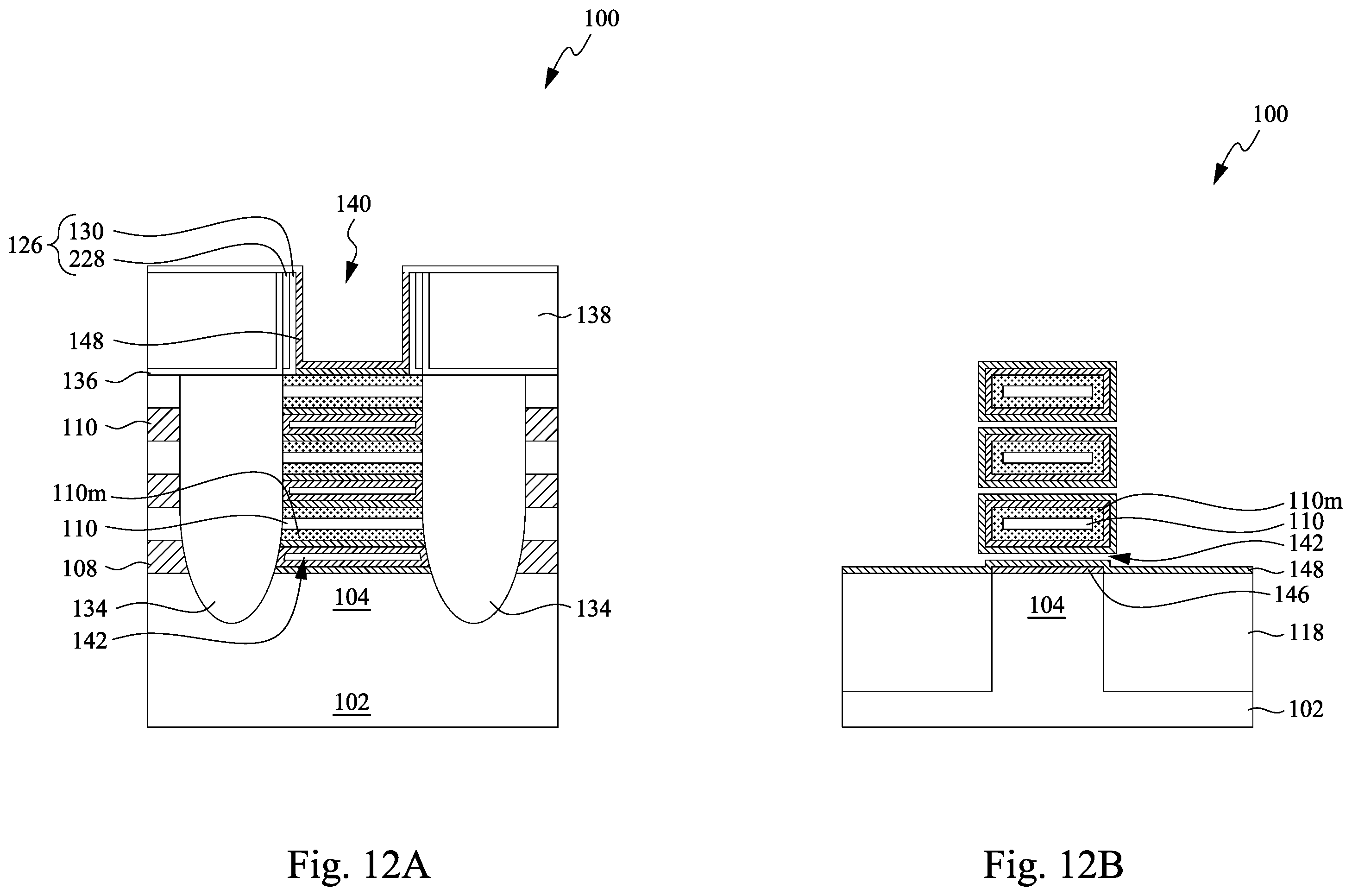 Patent US12581690 Figure 13 – Method of forming semiconductor device with implanted nanosheets