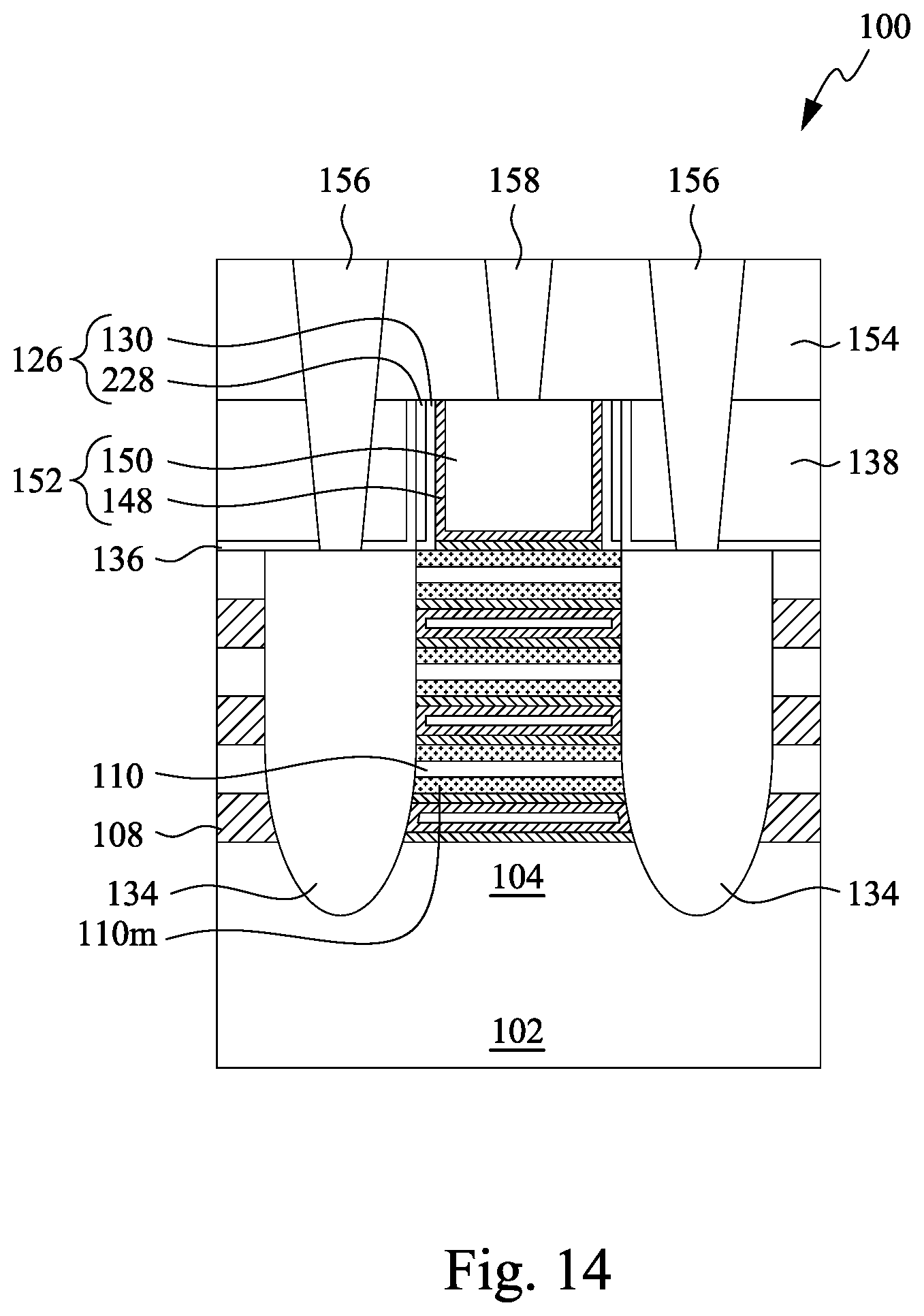 Patent US12581690 Figure 15 – Method of forming semiconductor device with implanted nanosheets