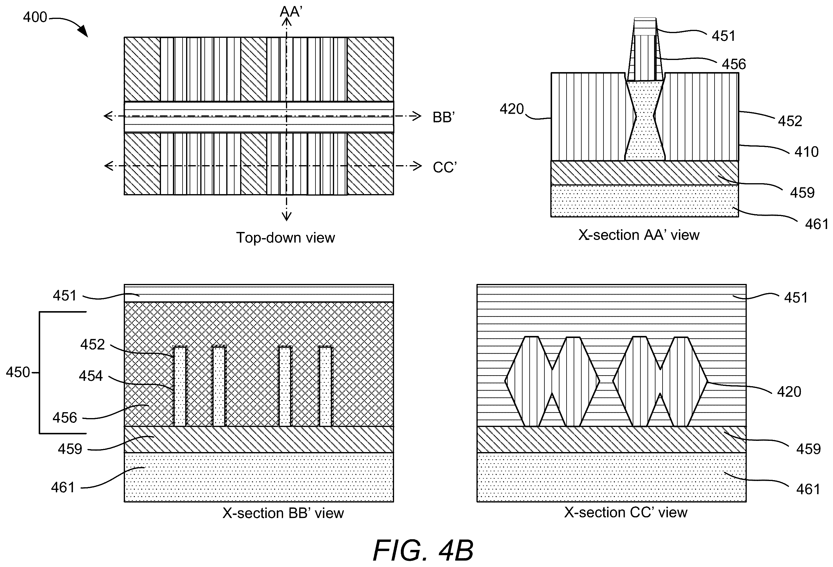 Patent US12581692 Figure 7 – Transistor devices with double-side contacts