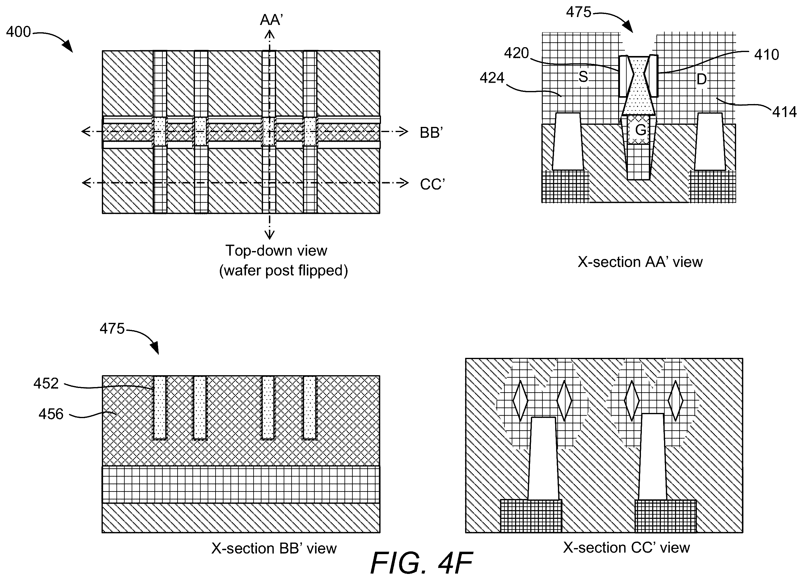 Patent US12581692 Figure 11 – Transistor devices with double-side contacts