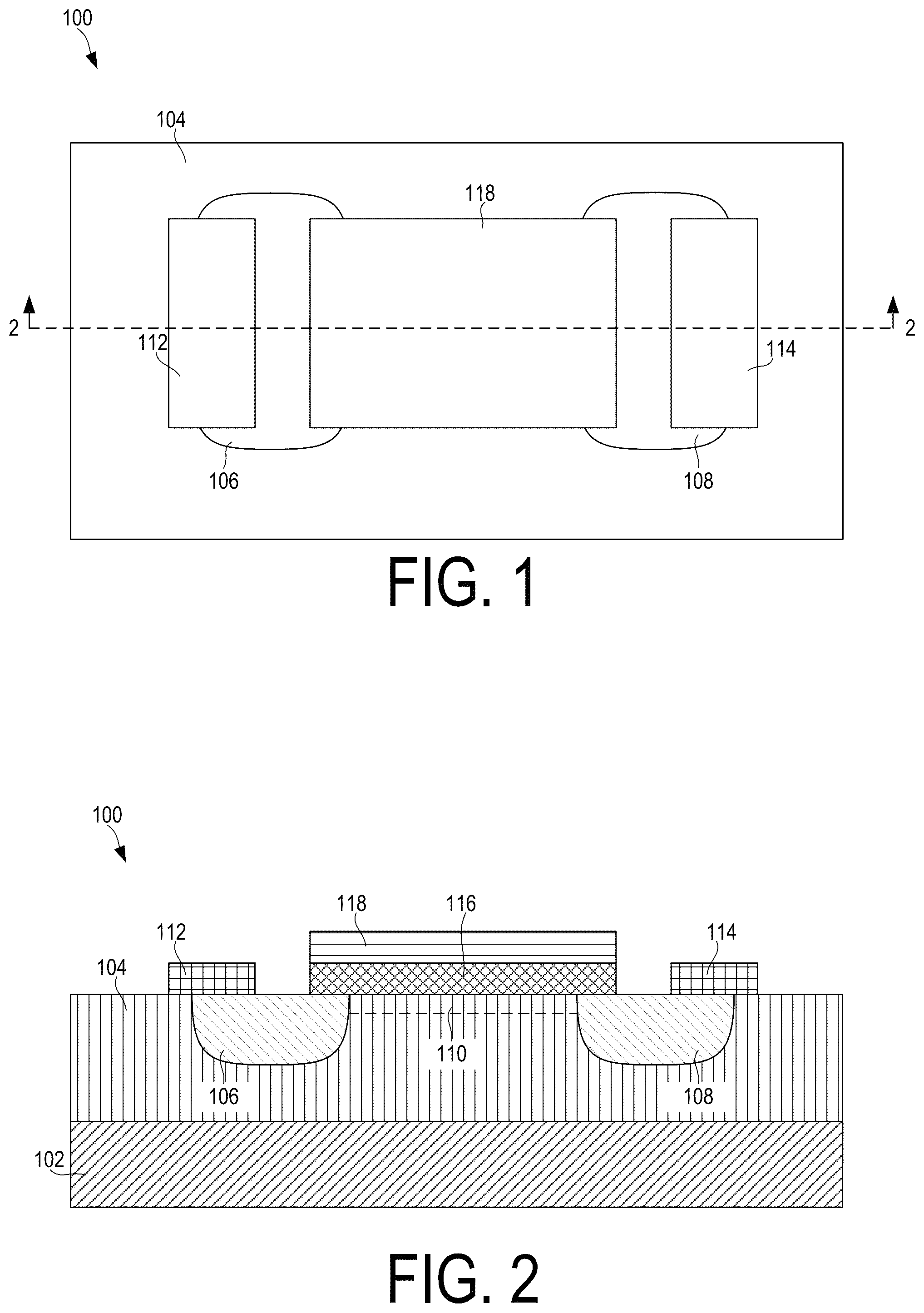 Patent US12581696 — Technologies for transistors with a ferroelectric gate dielectric — Figure 1