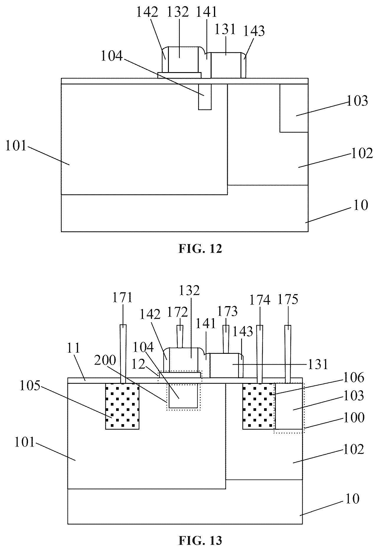 Patent US12581698 Figure 6 – Laterally diffused metal oxide semiconductor device and preparation method thereof