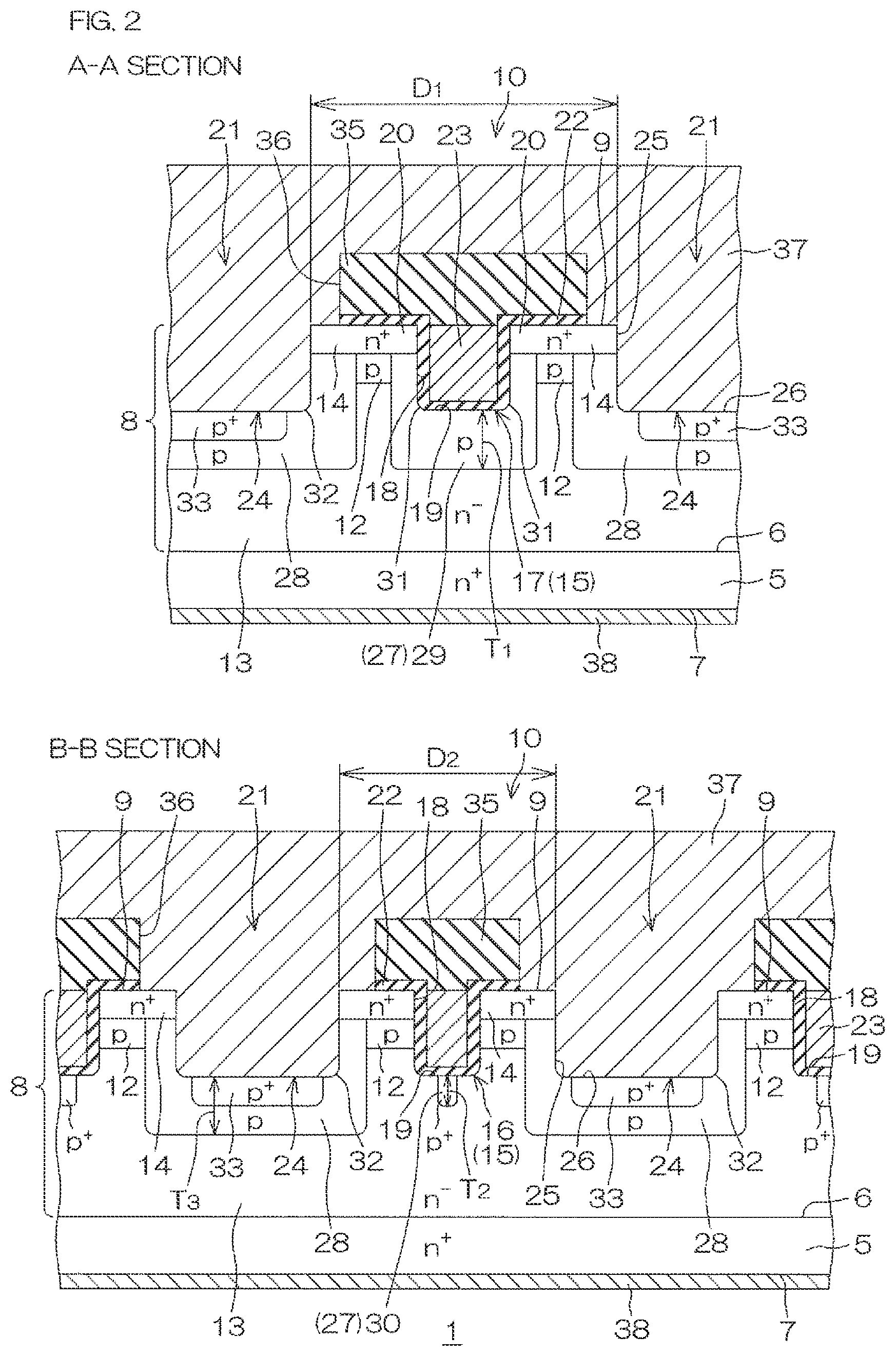 Patent US12581700 Figure 2 – Semiconductor device
