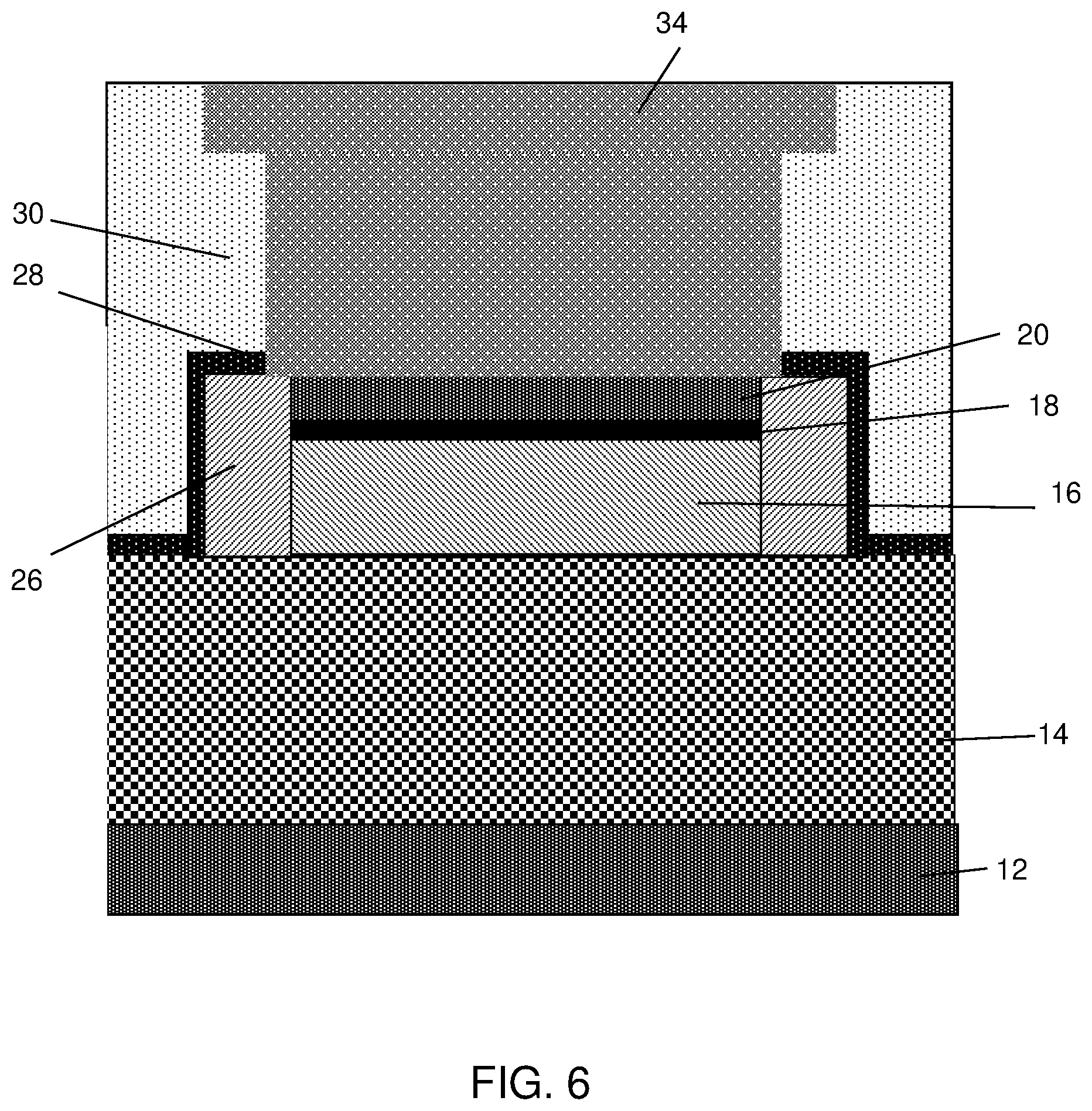Patent US12581701 Figure 6 – Device with dual isolation structure