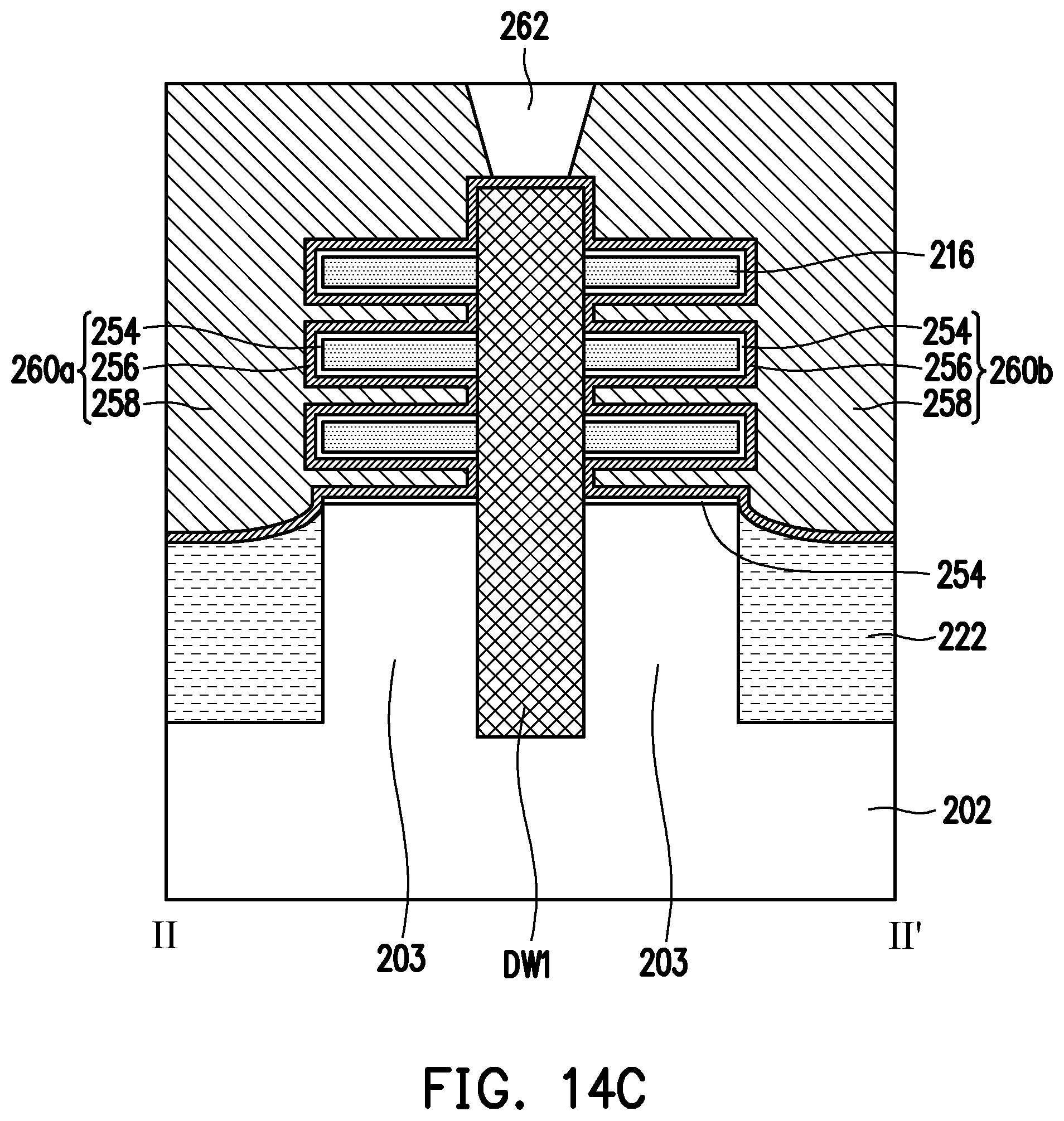 Patent US12581705 Figure 20 – Semiconductor device including multiple stacks of semiconductor nanosheets, multiple strained layers, and dielectric wall located strained layers and method of forming the same