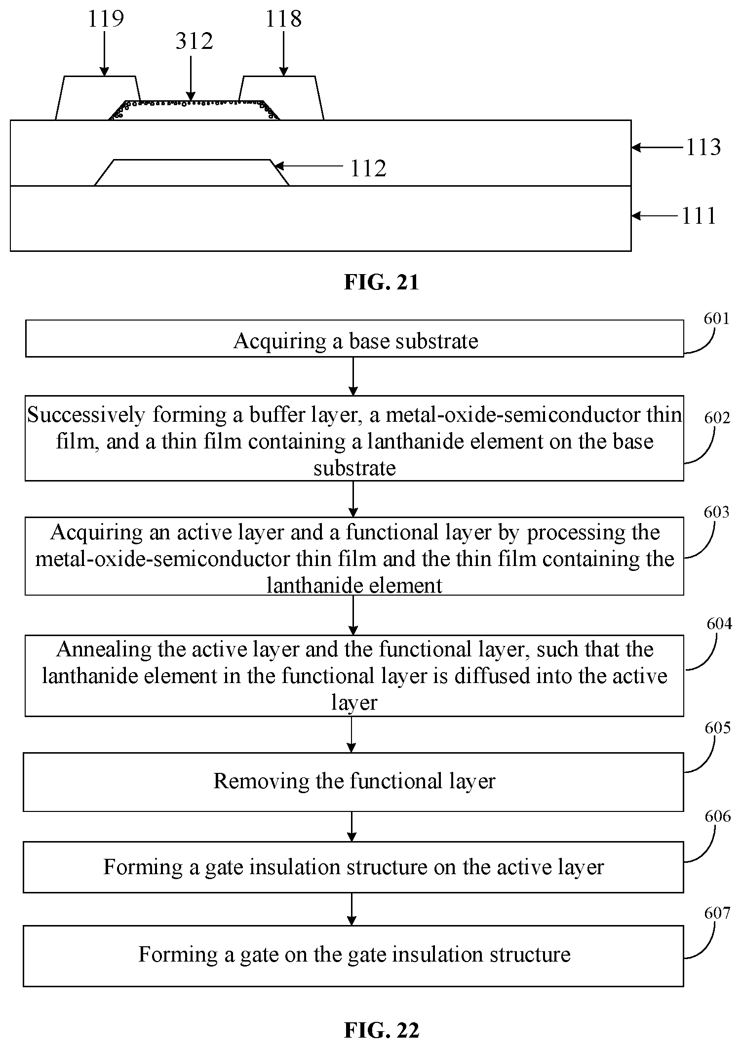 Patent US12581706 Figure 8 – Metal-oxide thin-film transistor and method for manufacturing same, x-ray detector, and display panel