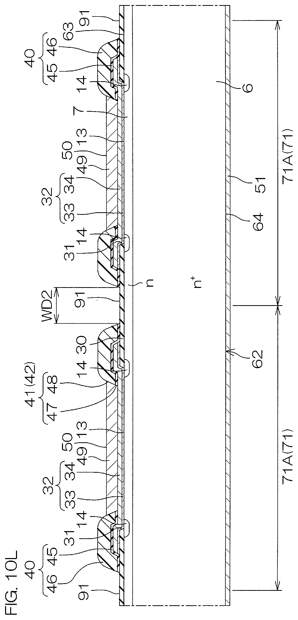 Patent US12581708 Figure 20 – SiC semiconductor device, and manufacturing method therefor