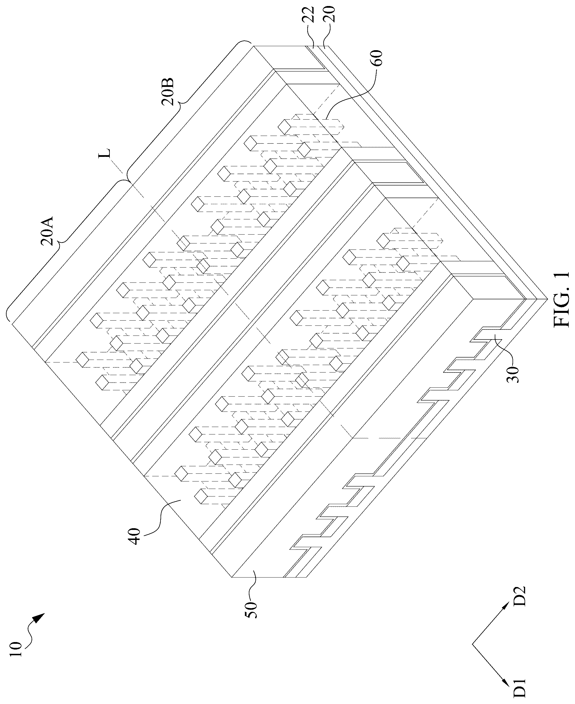 Patent US12581711 Figure 1 – Semiconductor structure and method of manufacturing the same