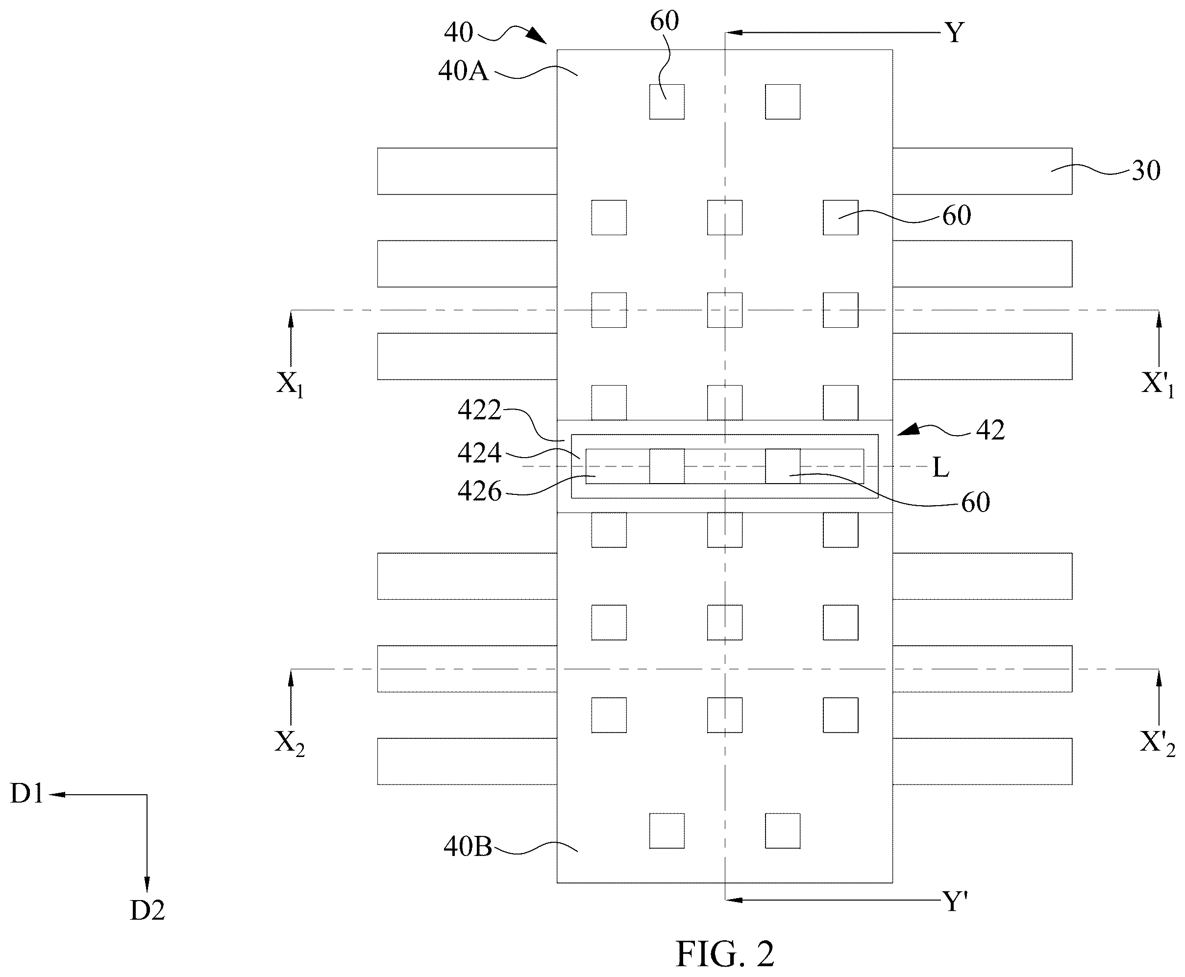 Patent US12581711 Figure 2 – Semiconductor structure and method of manufacturing the same