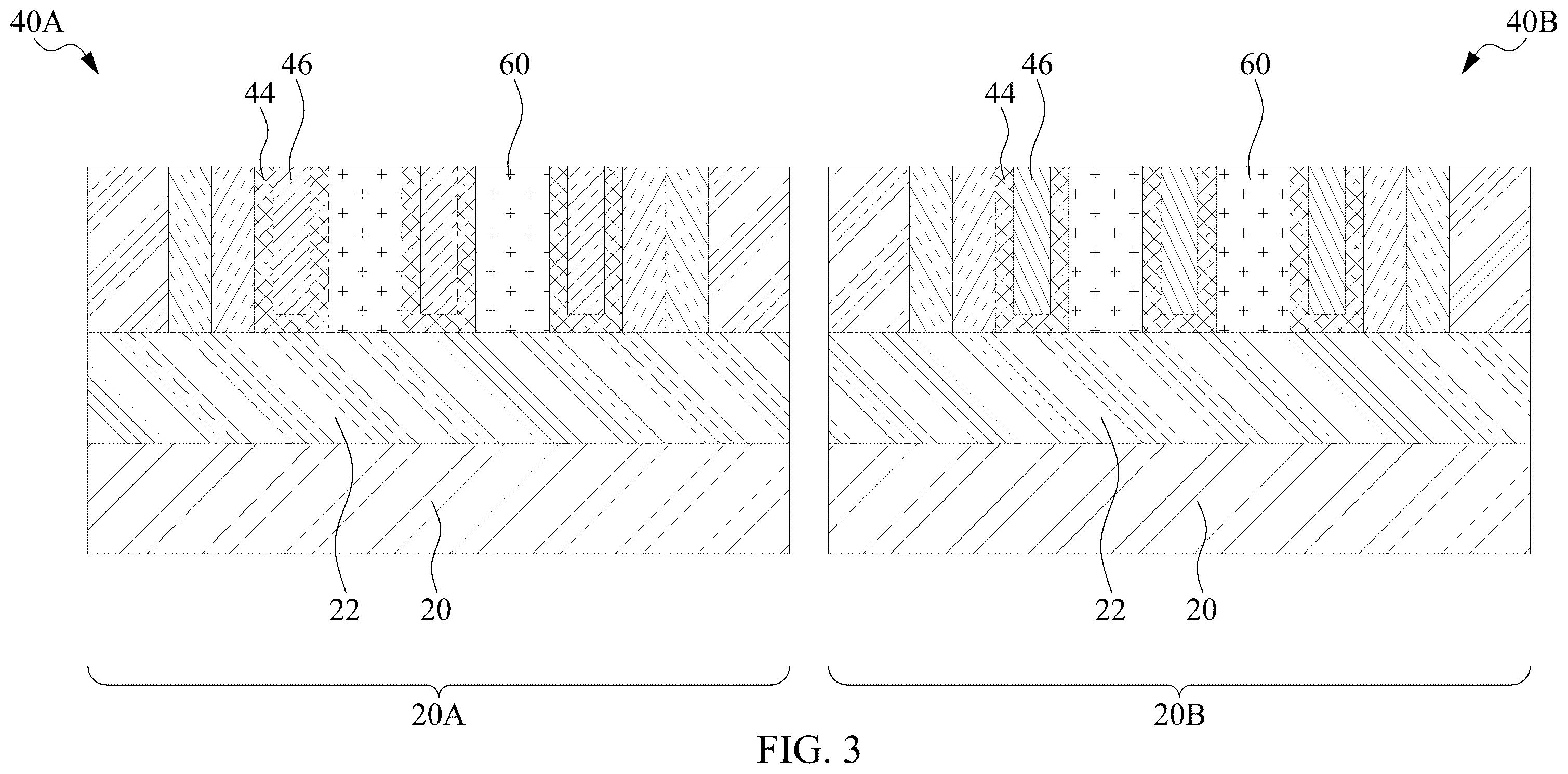 Patent US12581711 Figure 3 – Semiconductor structure and method of manufacturing the same