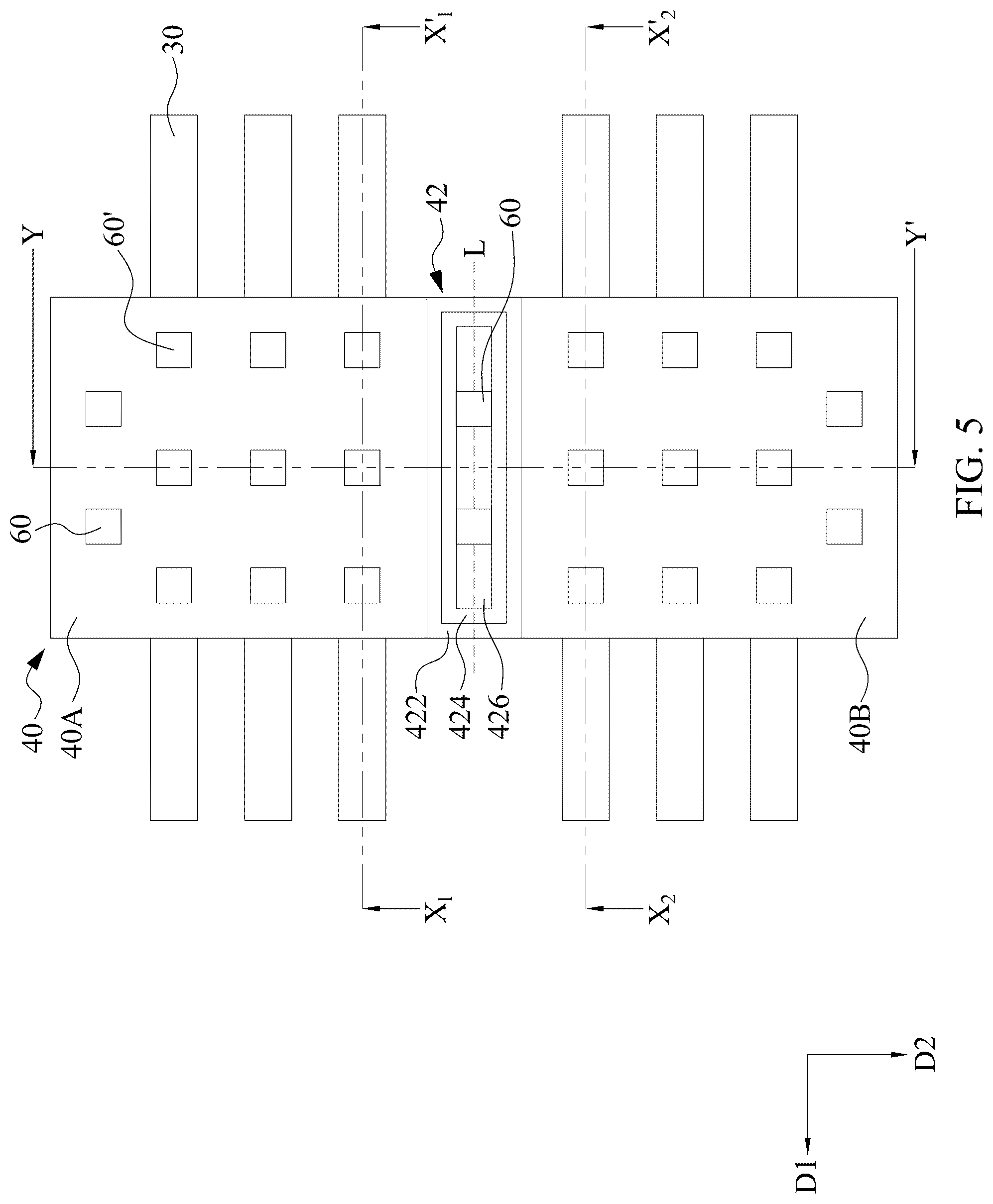 Patent US12581711 Figure 5 – Semiconductor structure and method of manufacturing the same