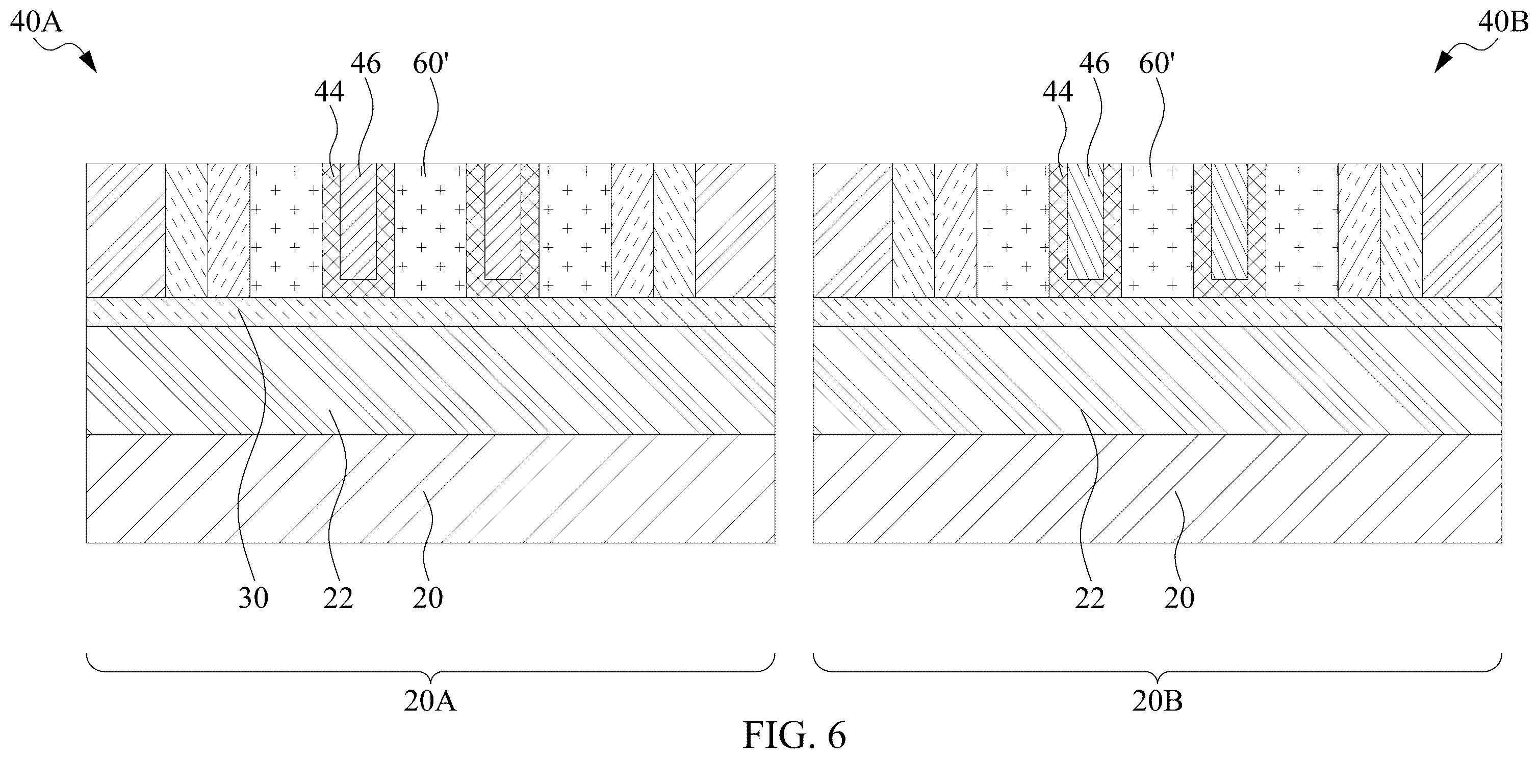 Patent US12581711 Figure 6 – Semiconductor structure and method of manufacturing the same