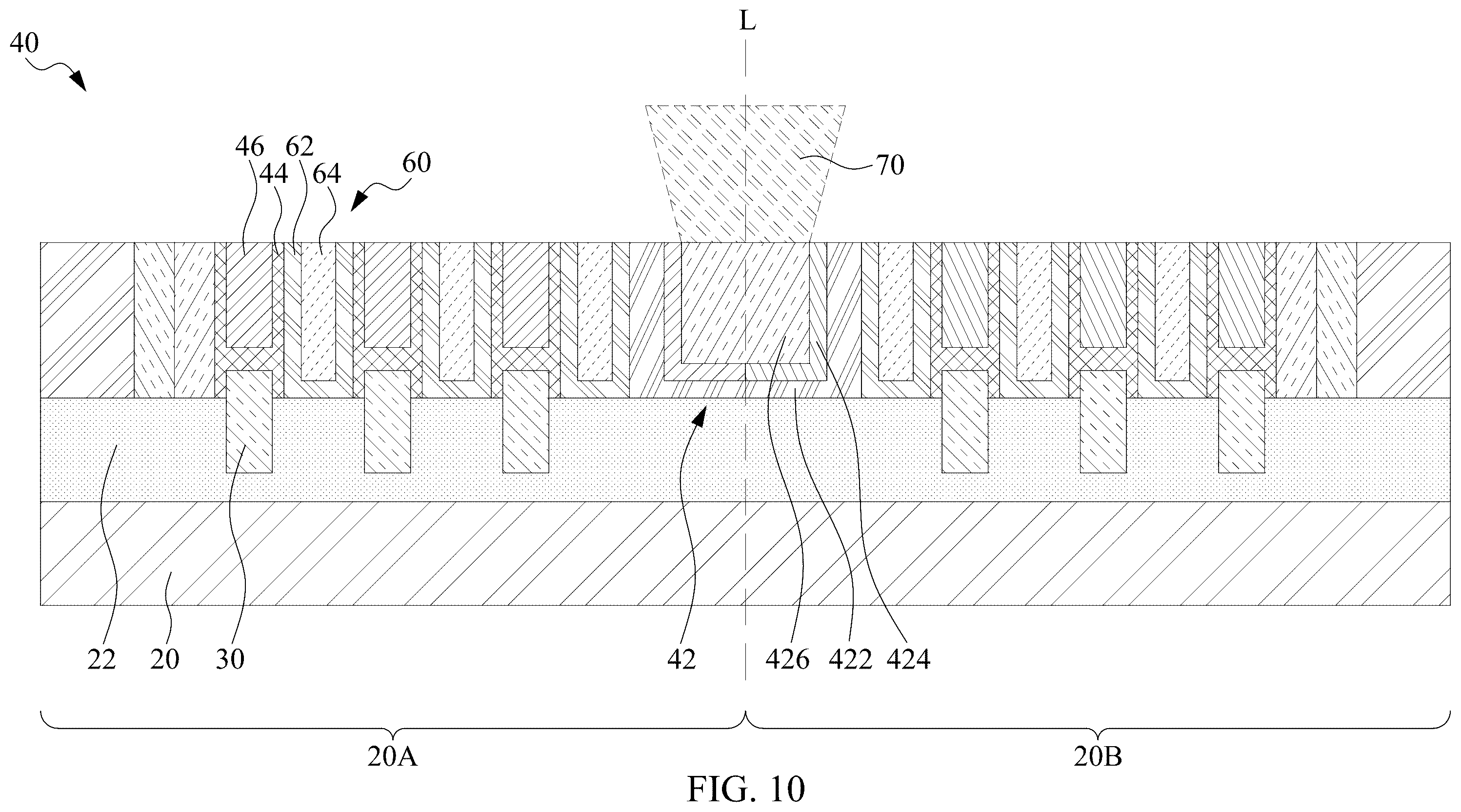 Patent US12581711 Figure 11 – Semiconductor structure and method of manufacturing the same