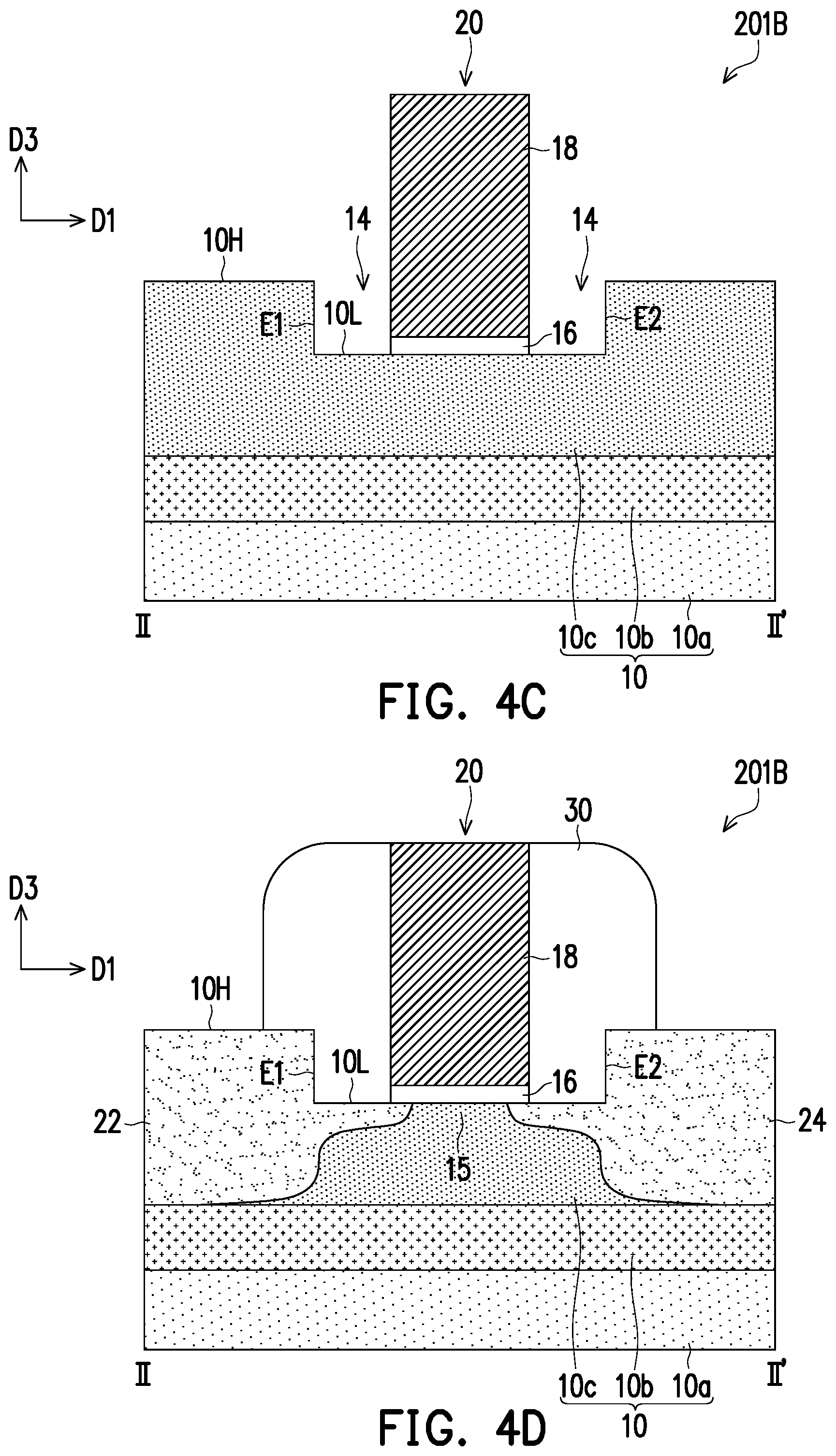 Patent US12581715 Figure 7 – Semiconductor device and a method of fabricating the same with increased effective width of the channel without increasing the width of the gate active region