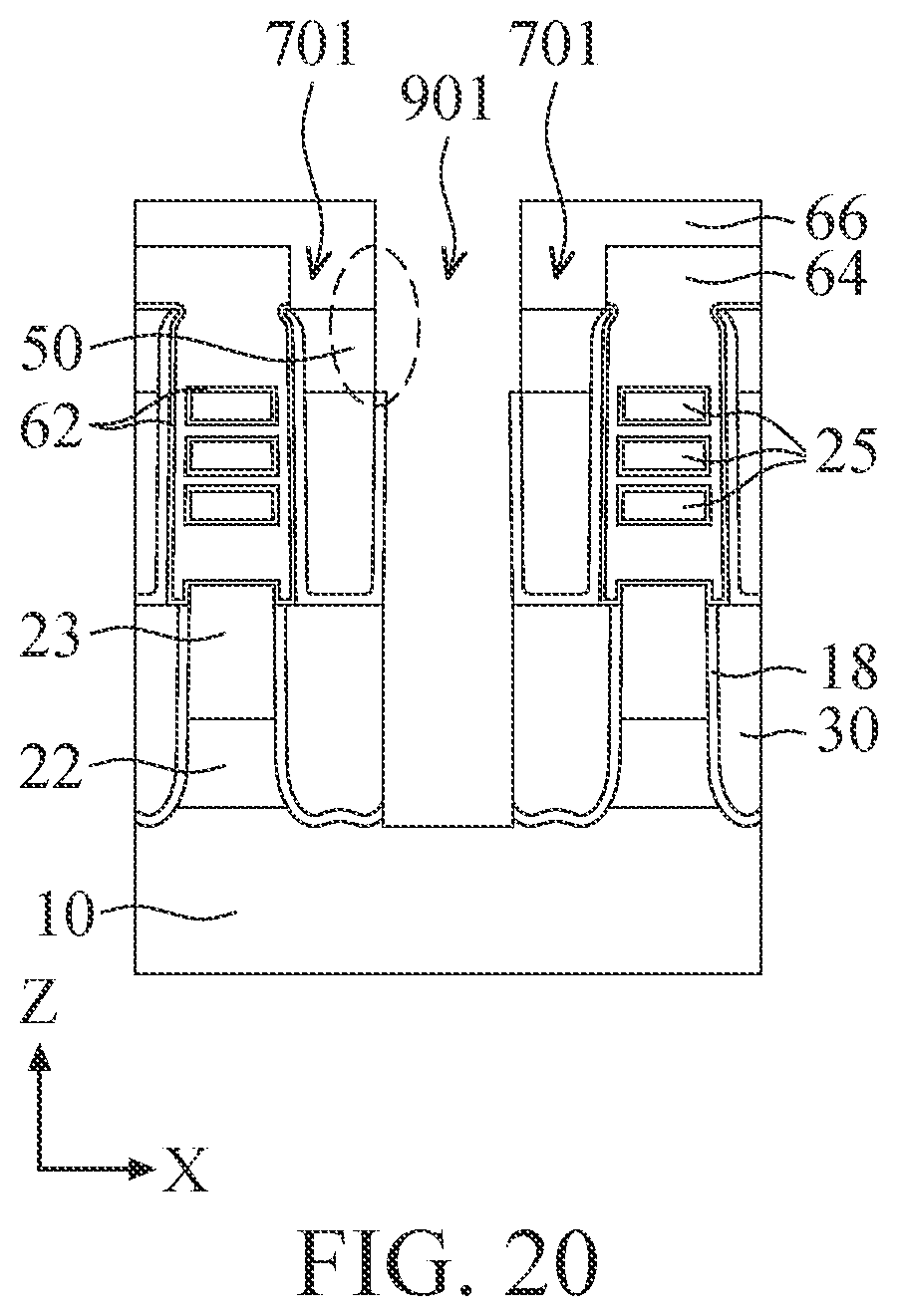 Patent US12581720 Figure 12 – Method of manufacturing a semiconductor device and a semiconductor device