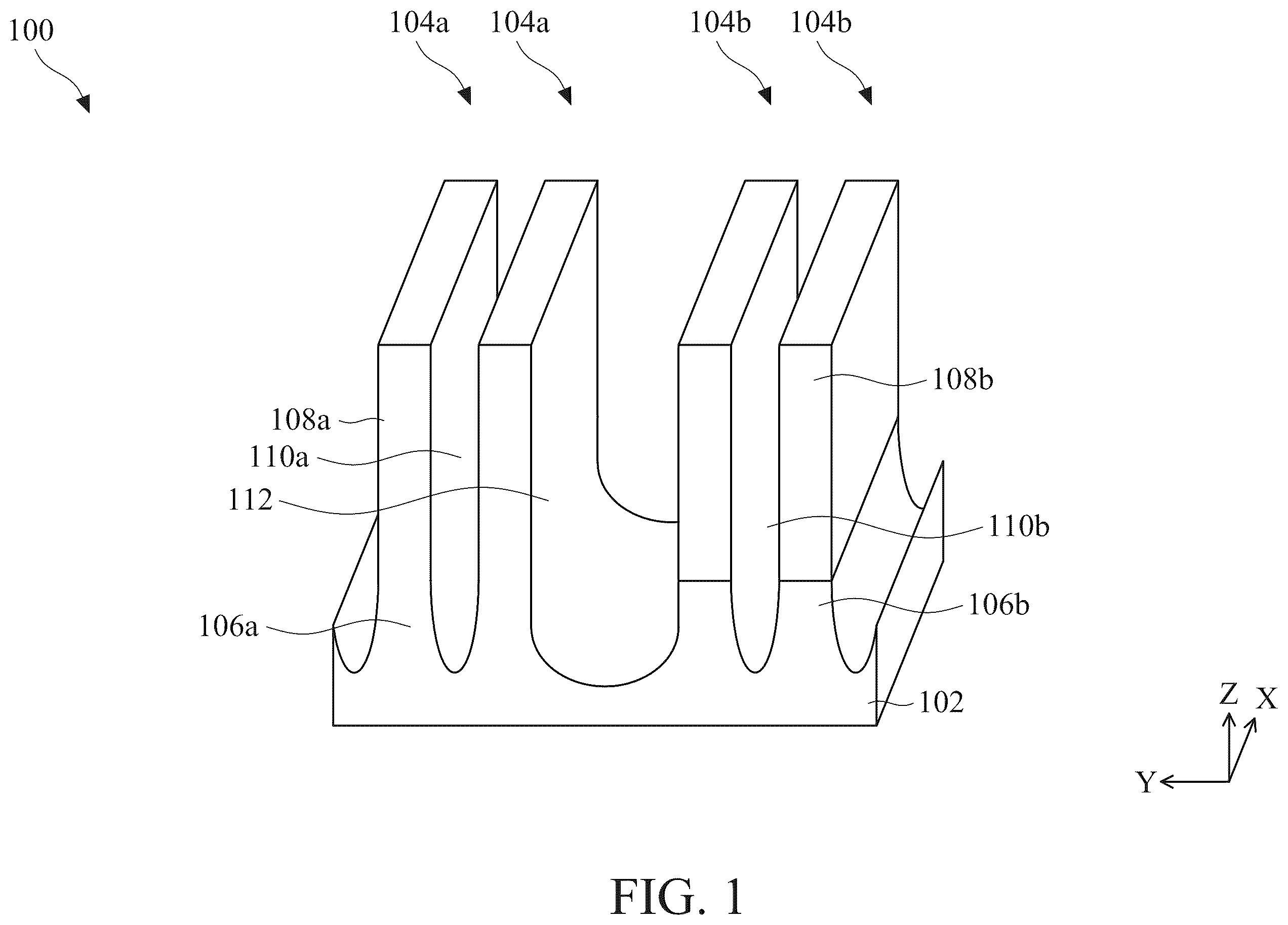Patent US12581721 Figure 1 – Method for gap filling with selectively formed seed layer and heteroepitaxial cap layer
