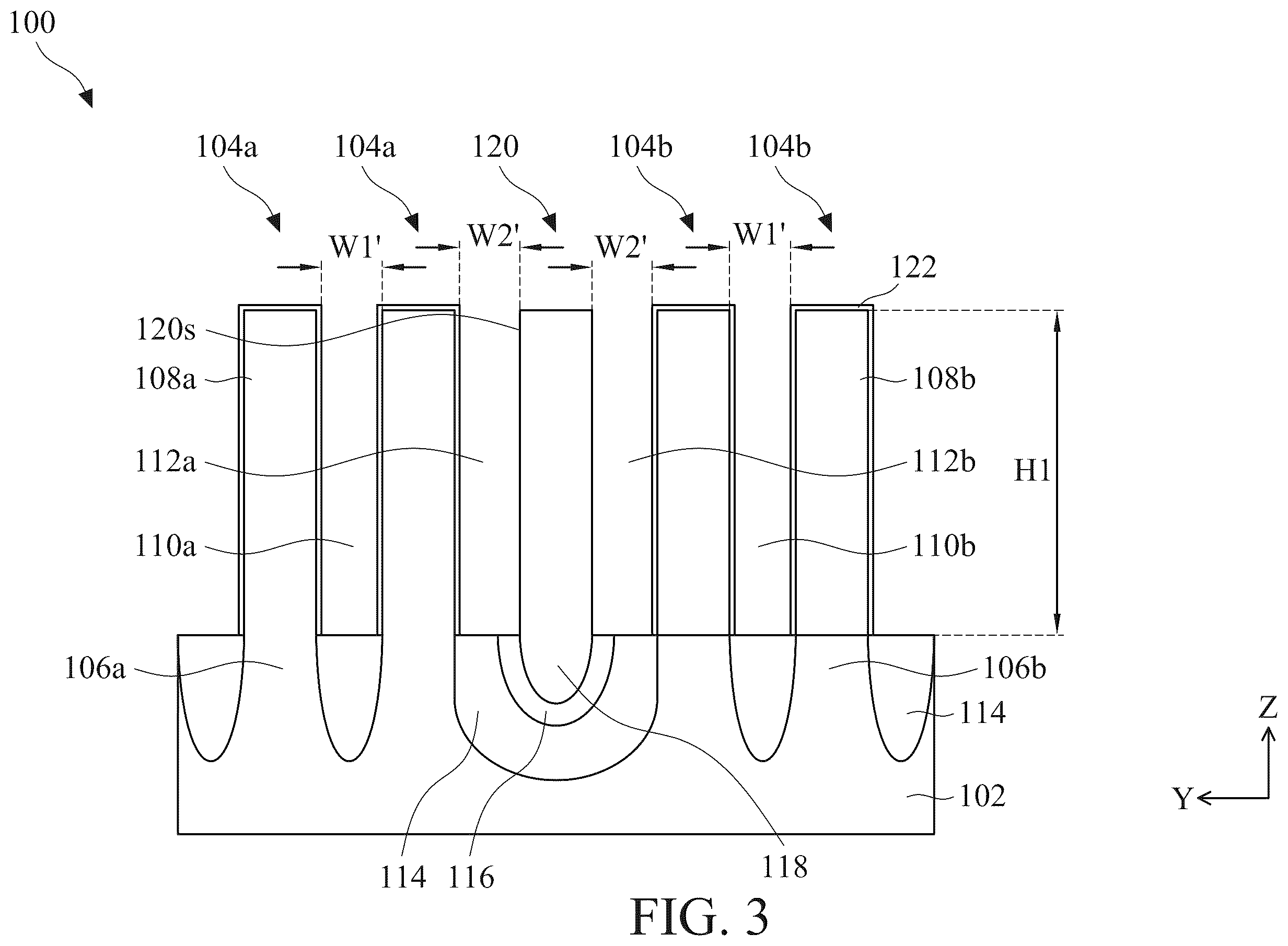 Patent US12581721 Figure 3 – Method for gap filling with selectively formed seed layer and heteroepitaxial cap layer