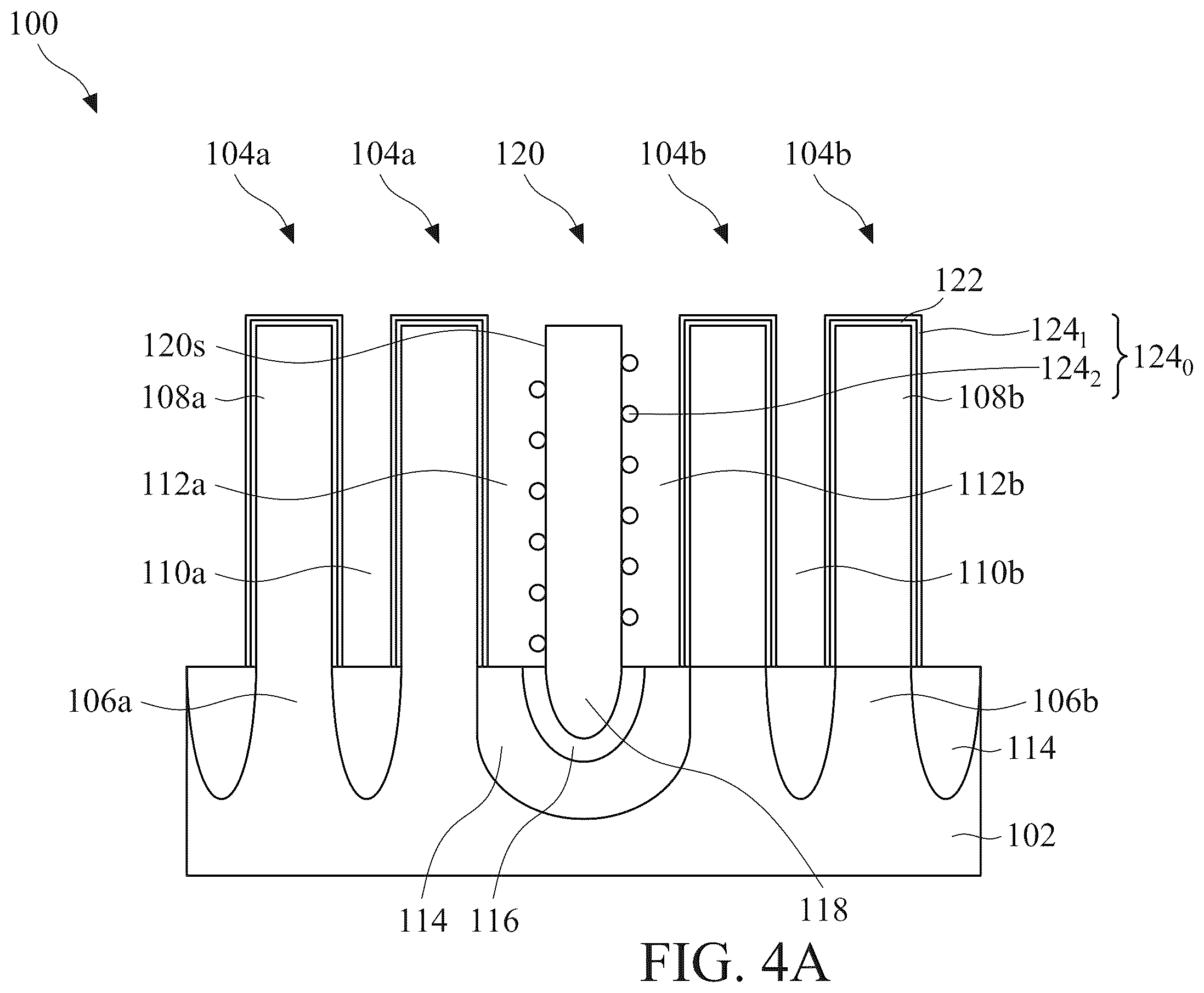 Patent US12581721 Figure 4 – Method for gap filling with selectively formed seed layer and heteroepitaxial cap layer