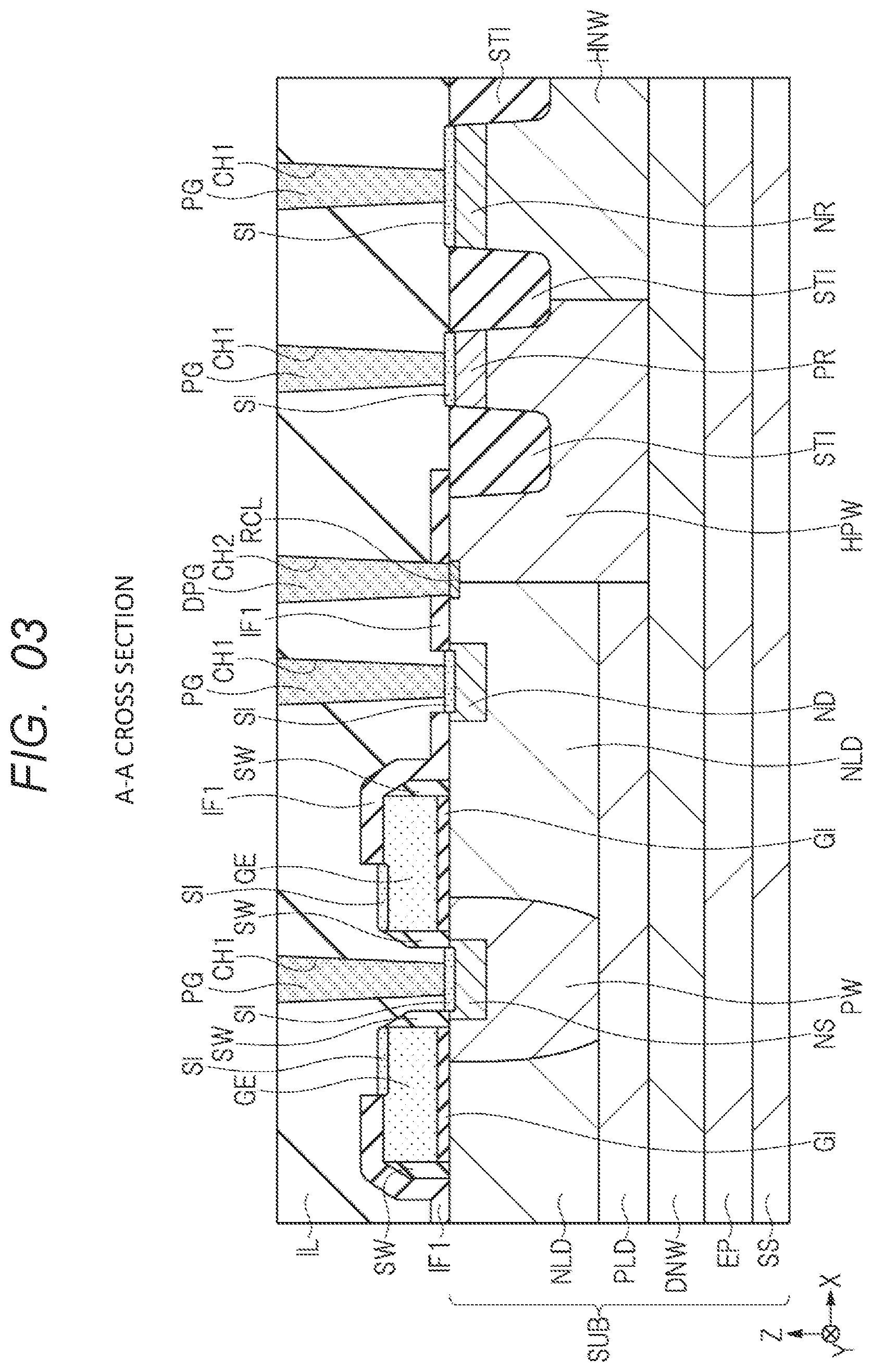 Patent US12581722 Figure 3 – Semiconductor device including impurity regions and element isolation portion and method of manufacturing the same
