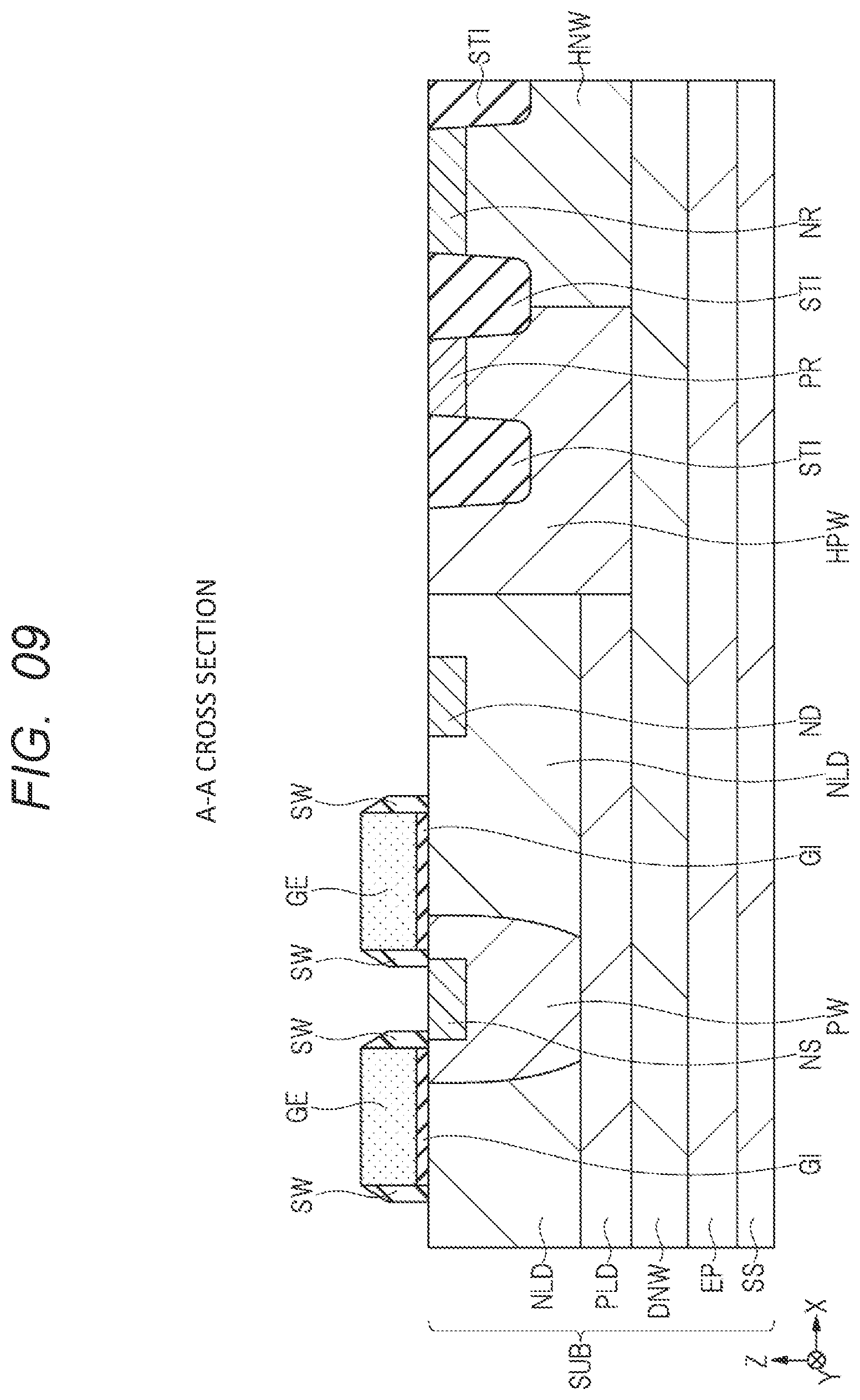 Patent US12581722 Figure 9 – Semiconductor device including impurity regions and element isolation portion and method of manufacturing the same