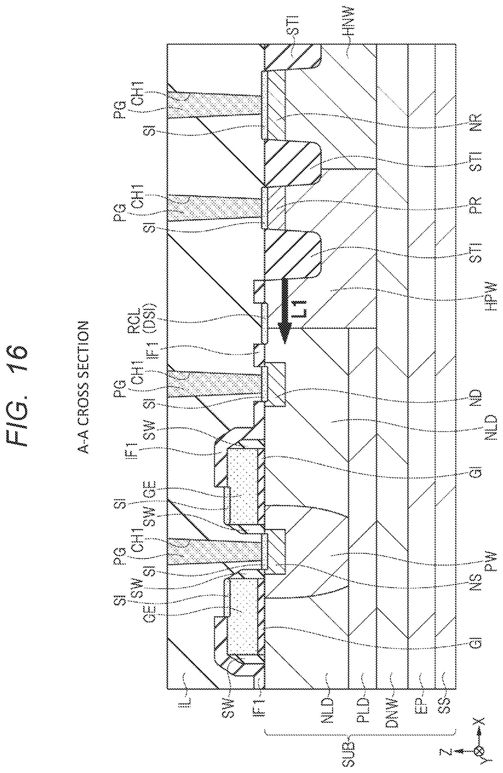 Patent US12581722 Figure 15 – Semiconductor device including impurity regions and element isolation portion and method of manufacturing the same