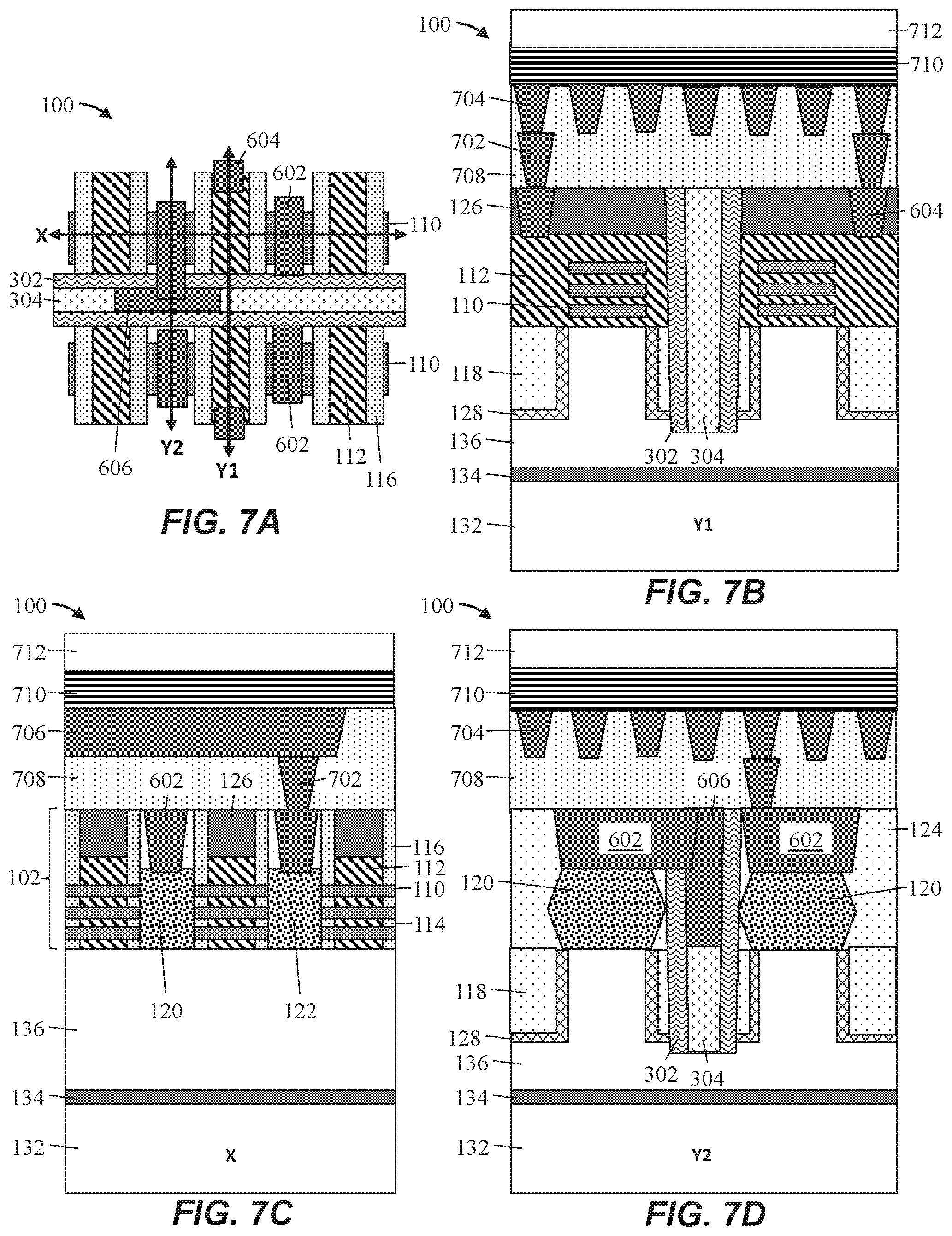 Patent US12581723 Figure 7 – Backside power via