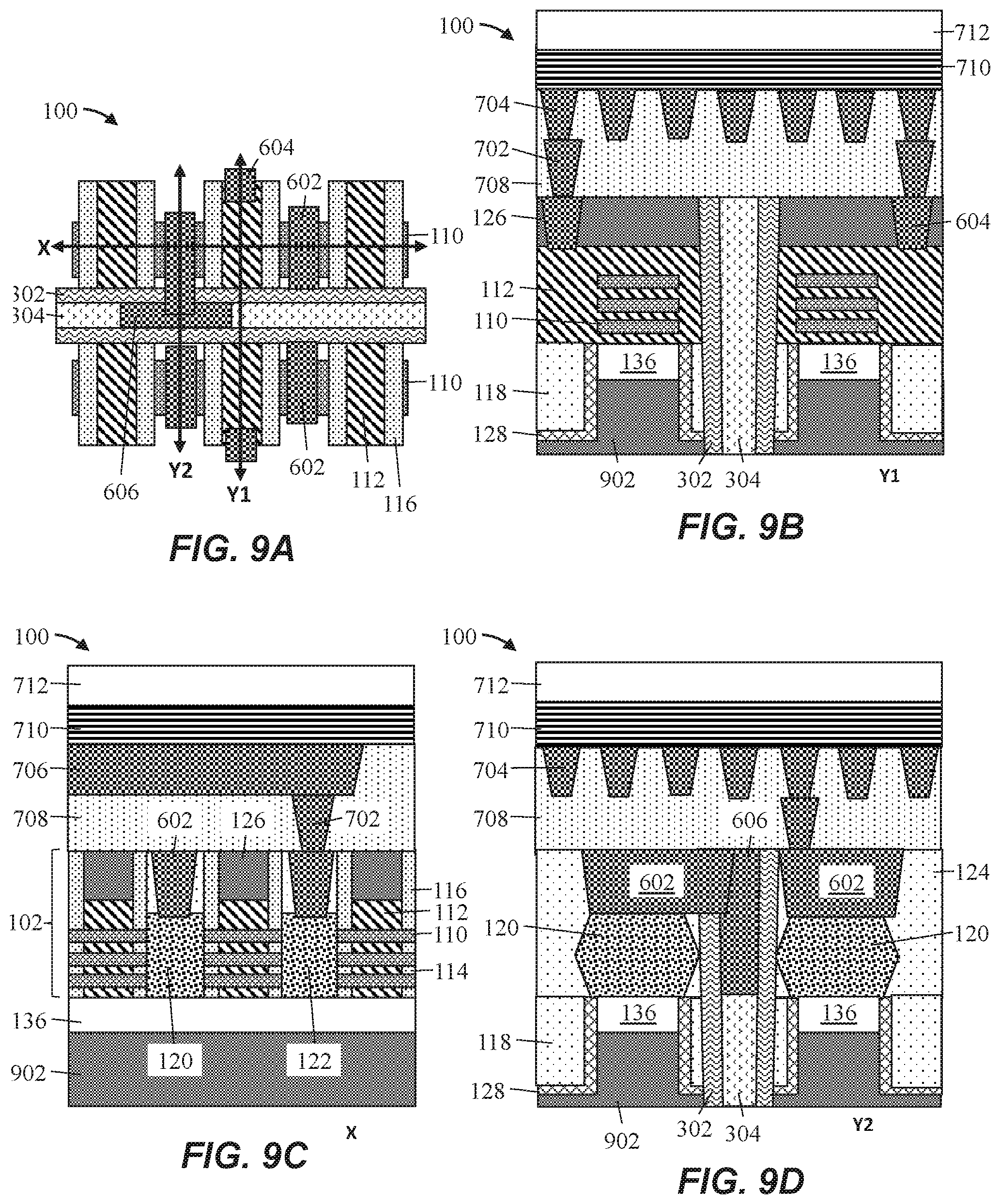 Patent US12581723 Figure 9 – Backside power via