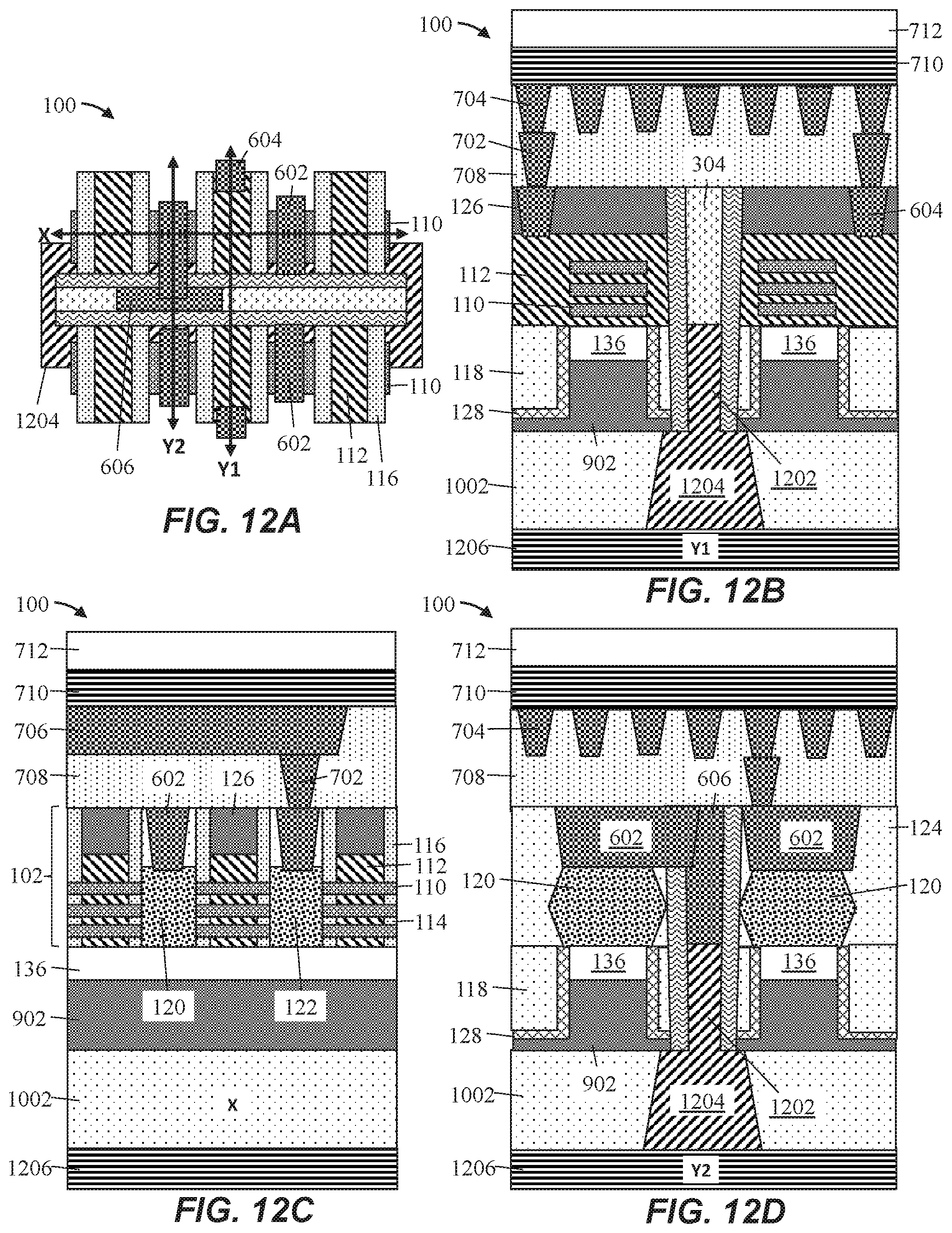 Patent US12581723 Figure 12 – Backside power via