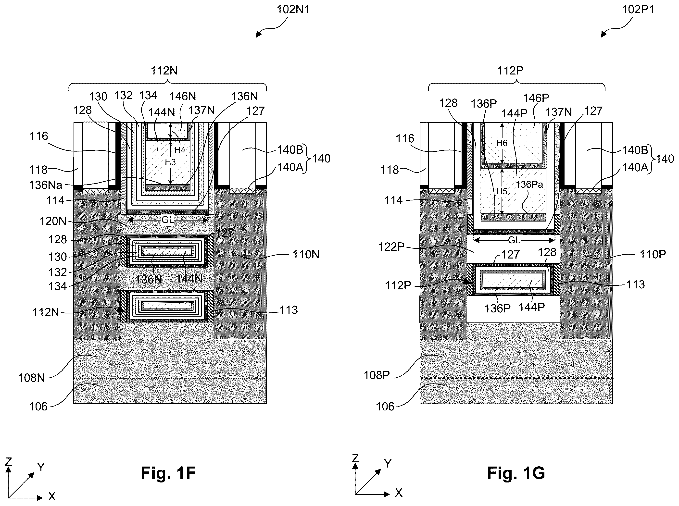 Patent US12581725 Figure 4 – Gate structures for semiconductor devices
