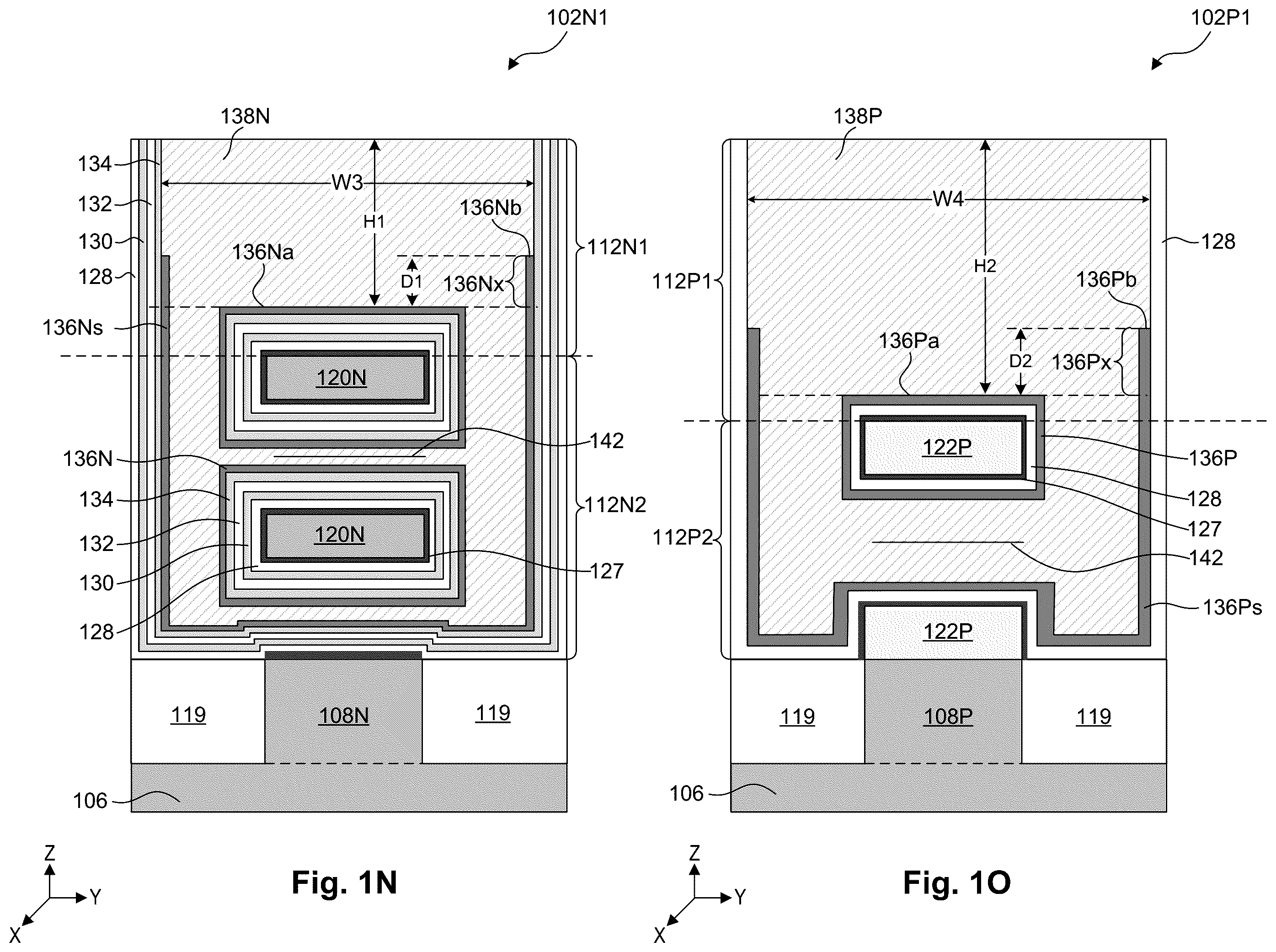 Patent US12581725 Figure 8 – Gate structures for semiconductor devices