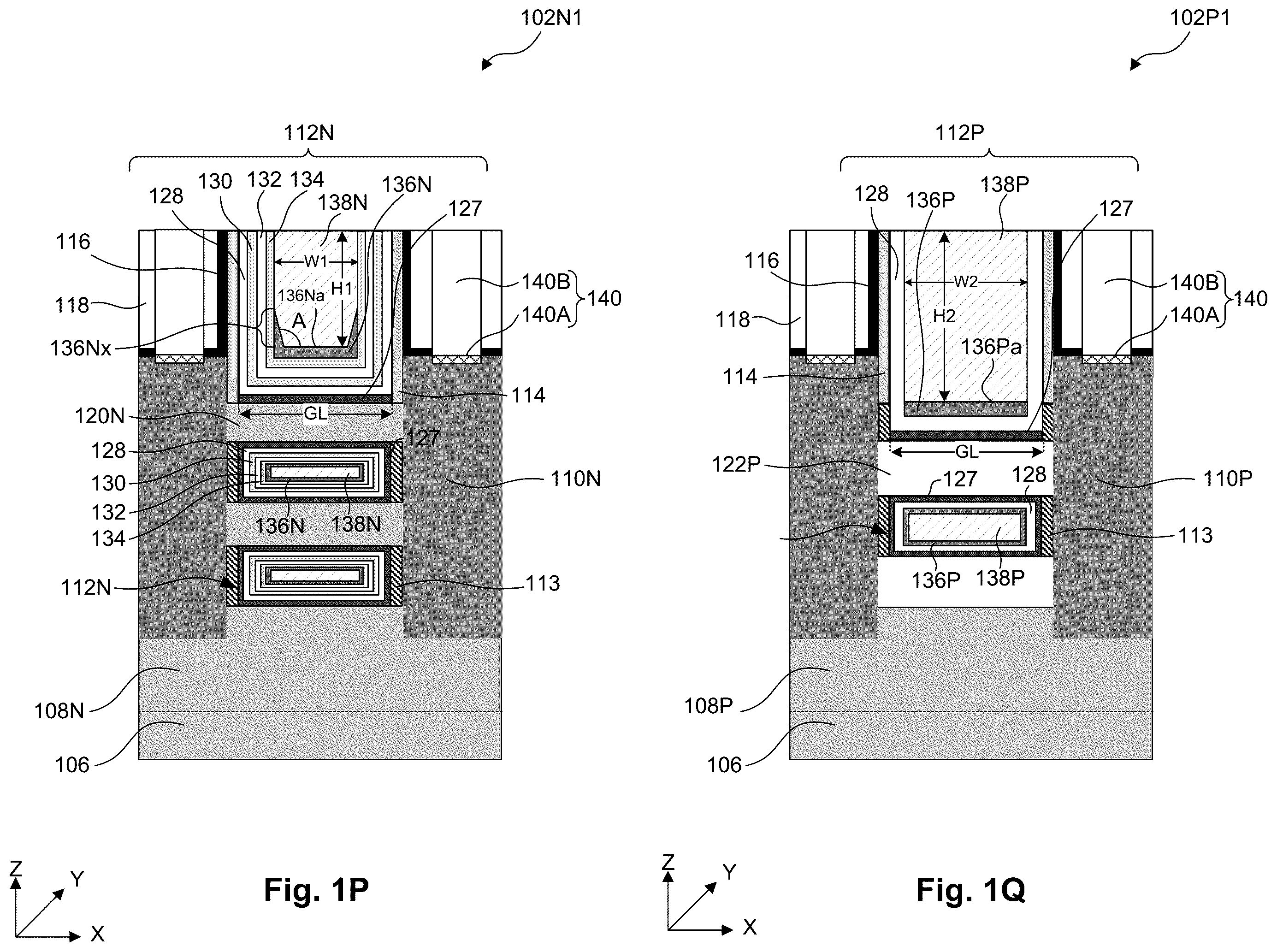 Patent US12581725 Figure 9 – Gate structures for semiconductor devices