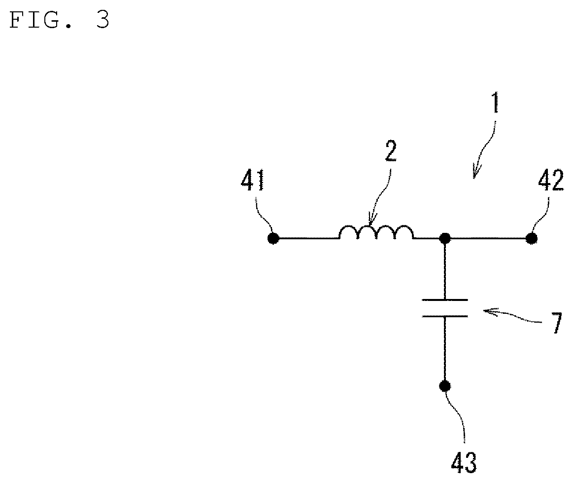 Patent US12581726 Figure 3 – Electronic component and electronic circuit comprising a capacitor and an inductor