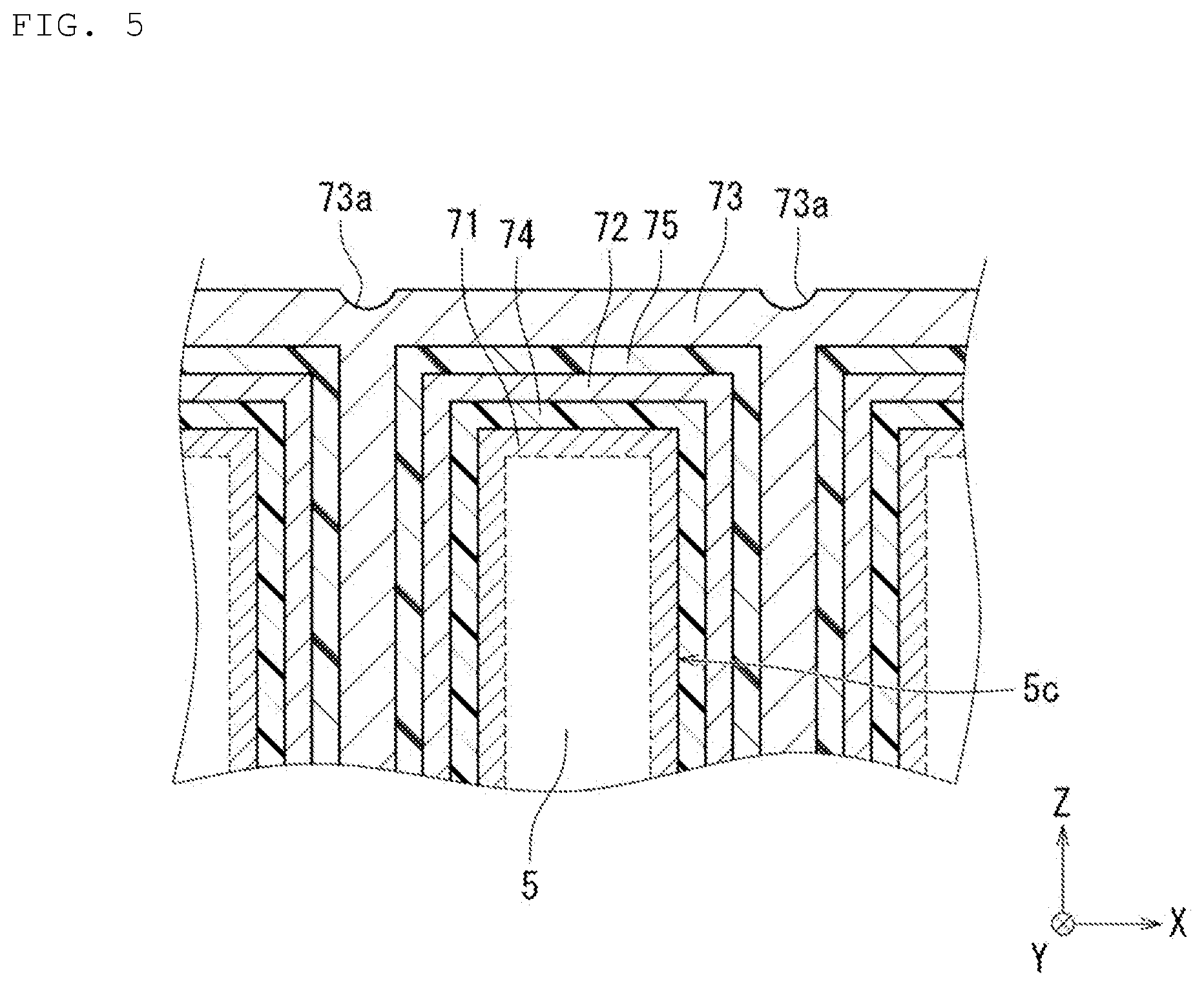 Patent US12581726 Figure 5 – Electronic component and electronic circuit comprising a capacitor and an inductor