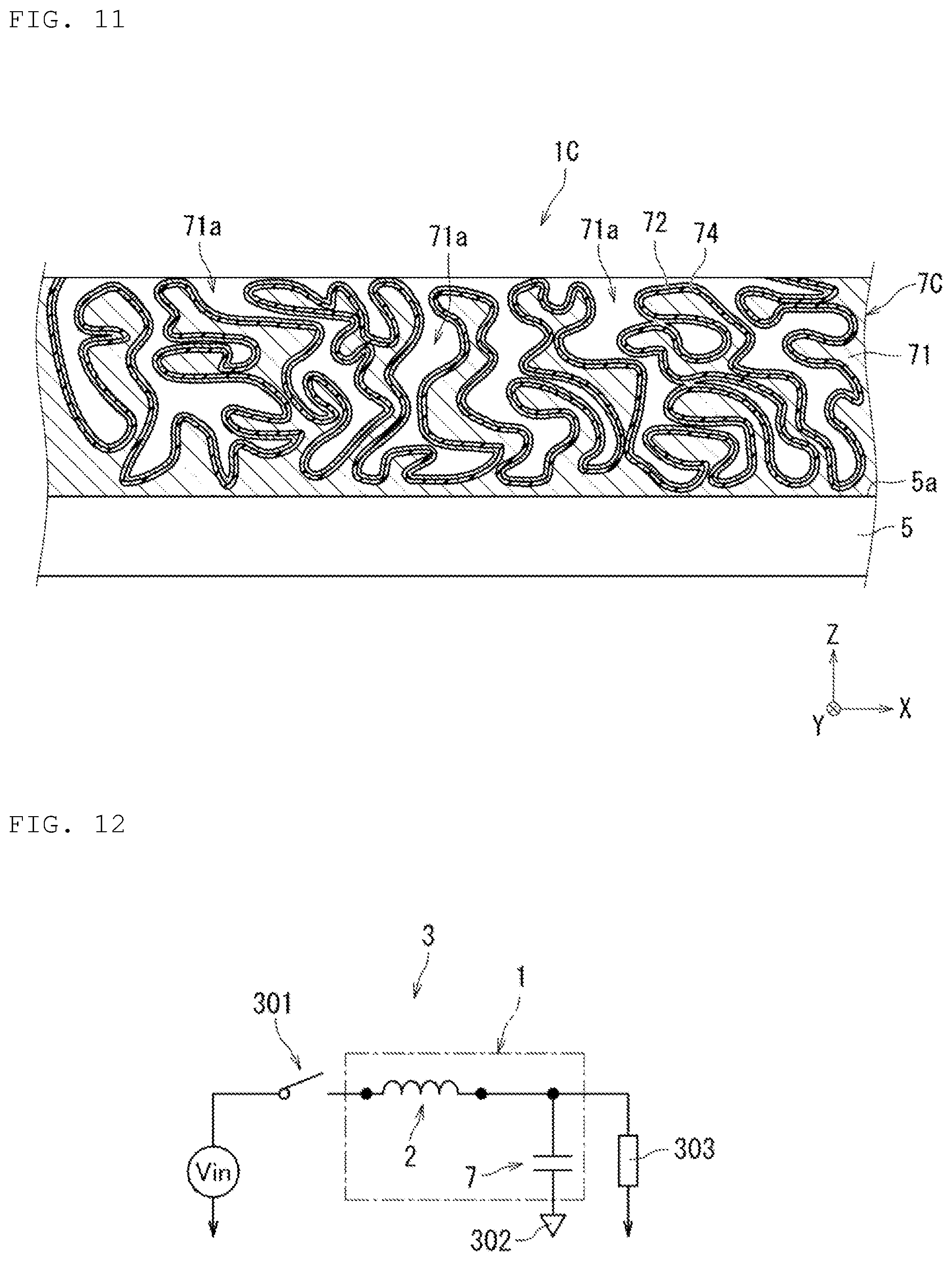 Patent US12581726 Figure 16 – Electronic component and electronic circuit comprising a capacitor and an inductor