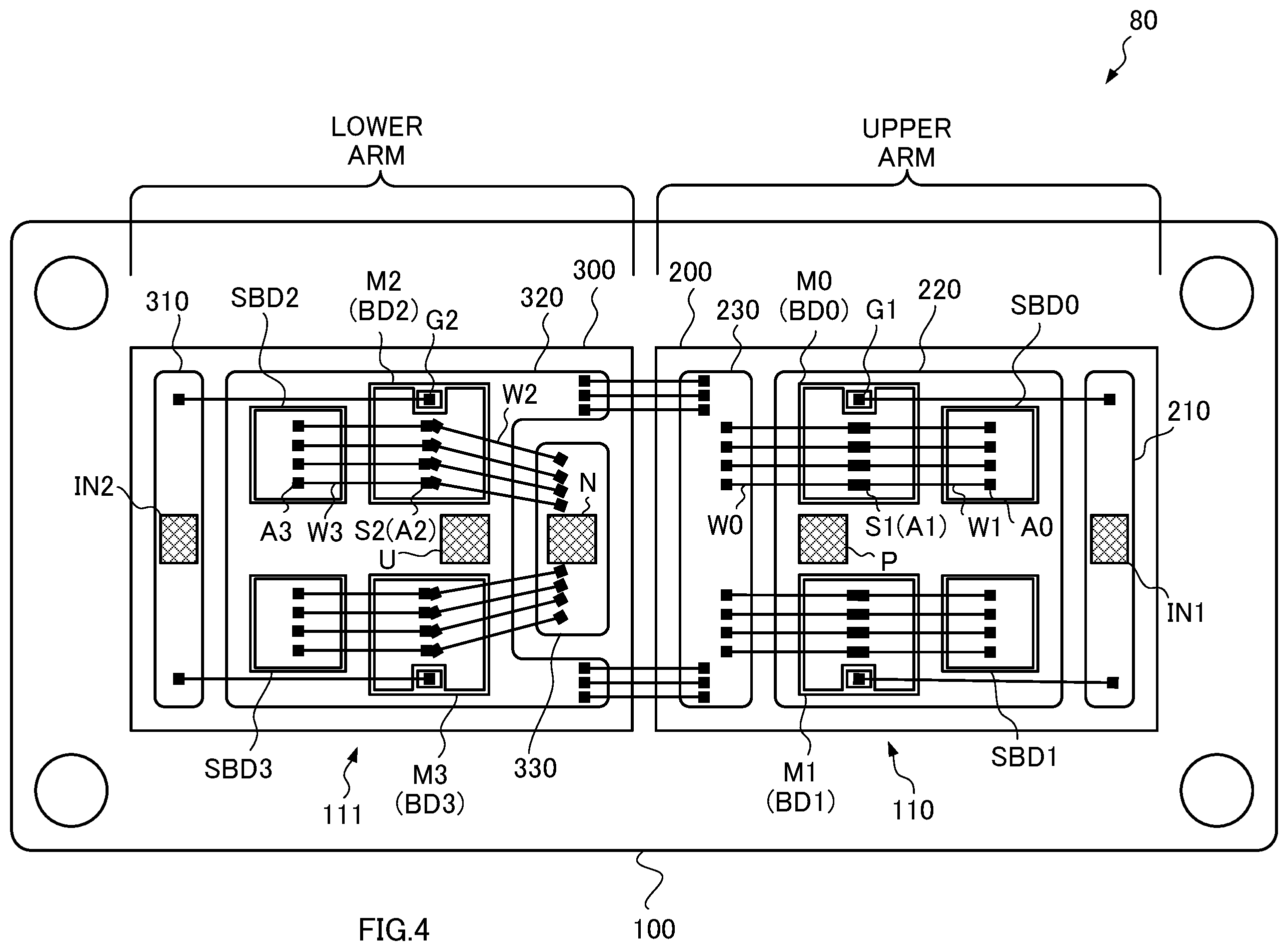 Patent US12581727 Figure 4 – Electronic circuit and semiconductor module