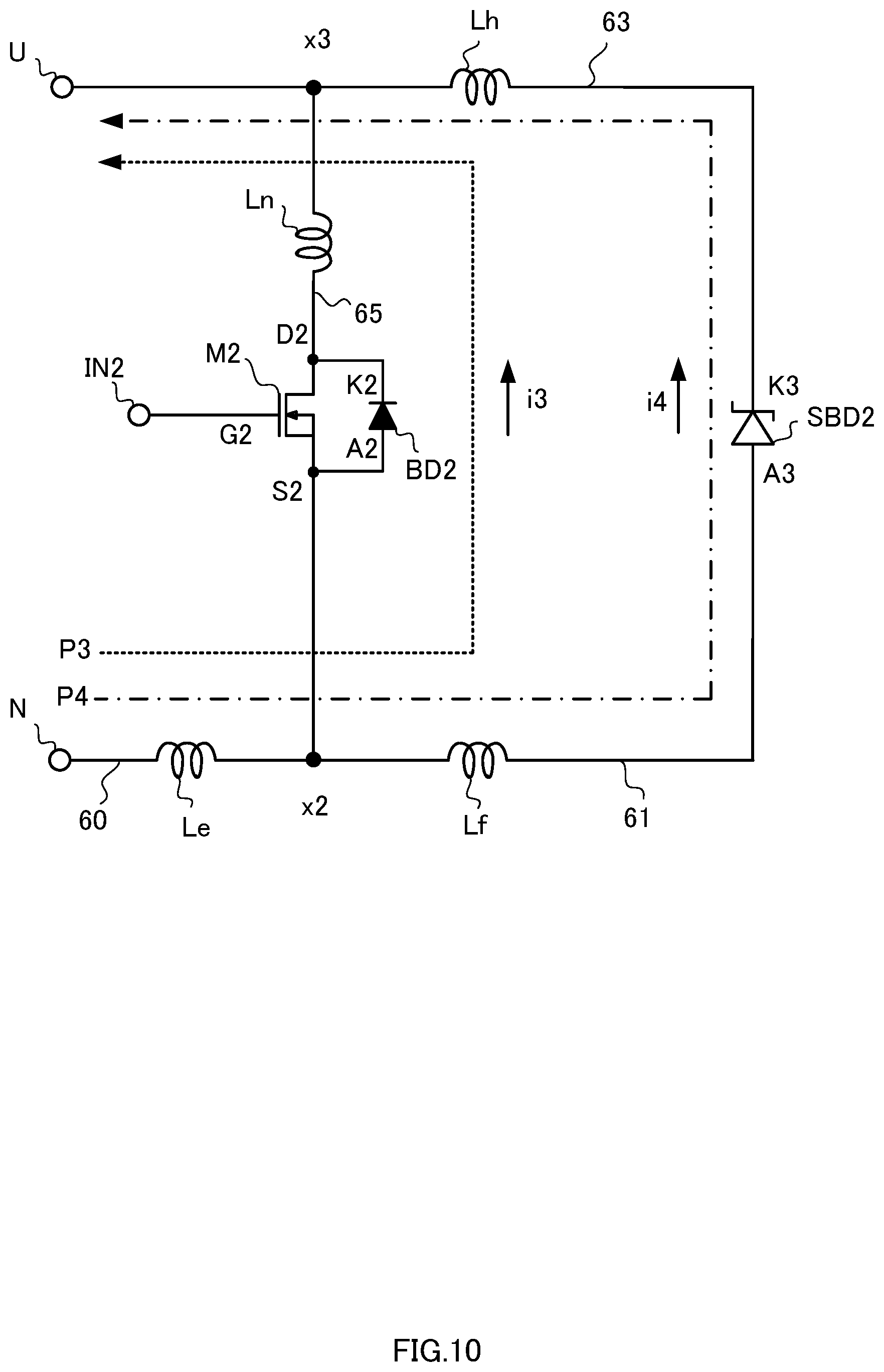 Patent US12581727 Figure 10 – Electronic circuit and semiconductor module