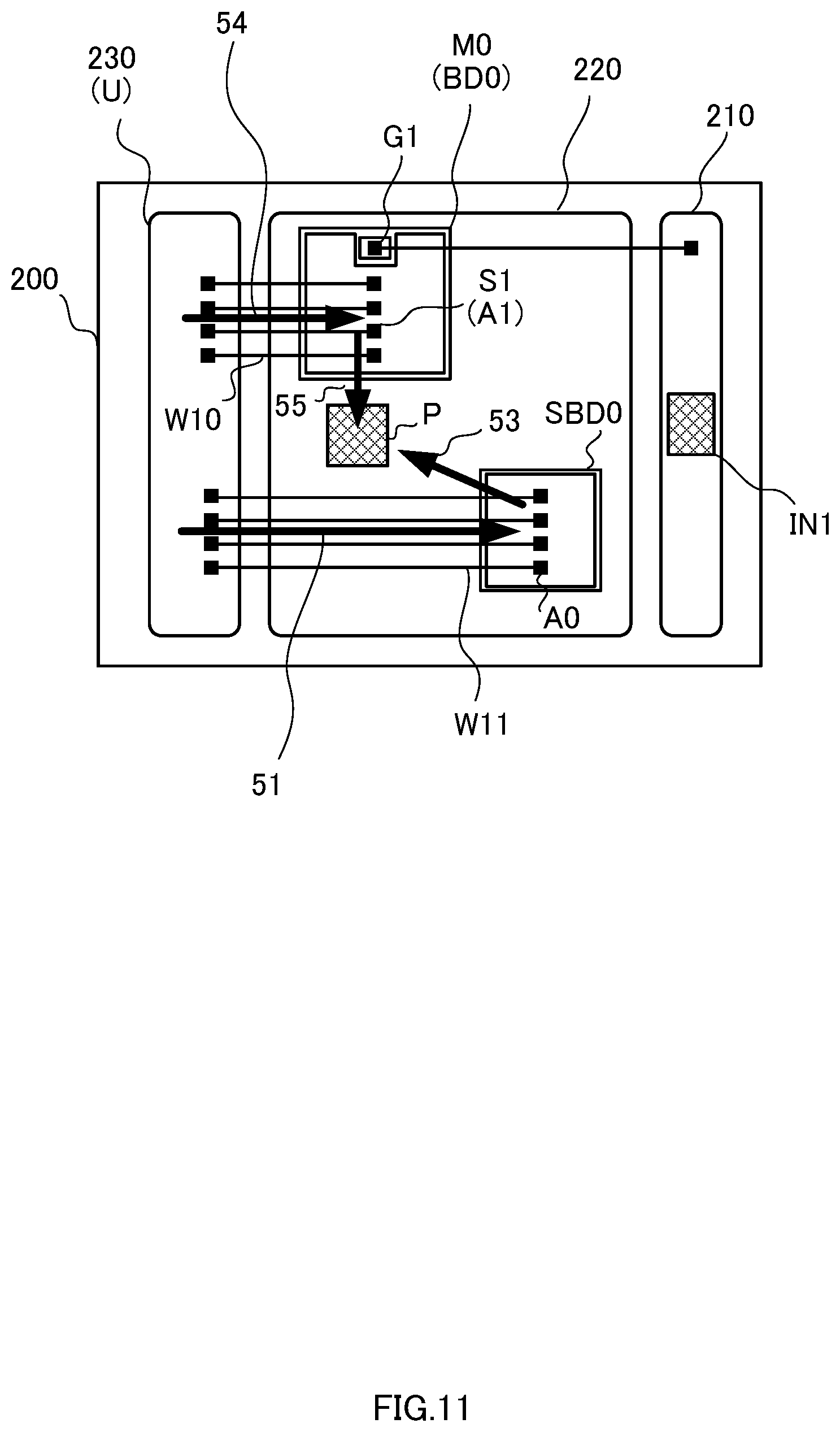 Patent US12581727 Figure 11 – Electronic circuit and semiconductor module